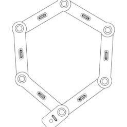 Abus Lucchetti|Accessori*Antifurto pieghevole uGrip Bordo Big 5700K/100 -