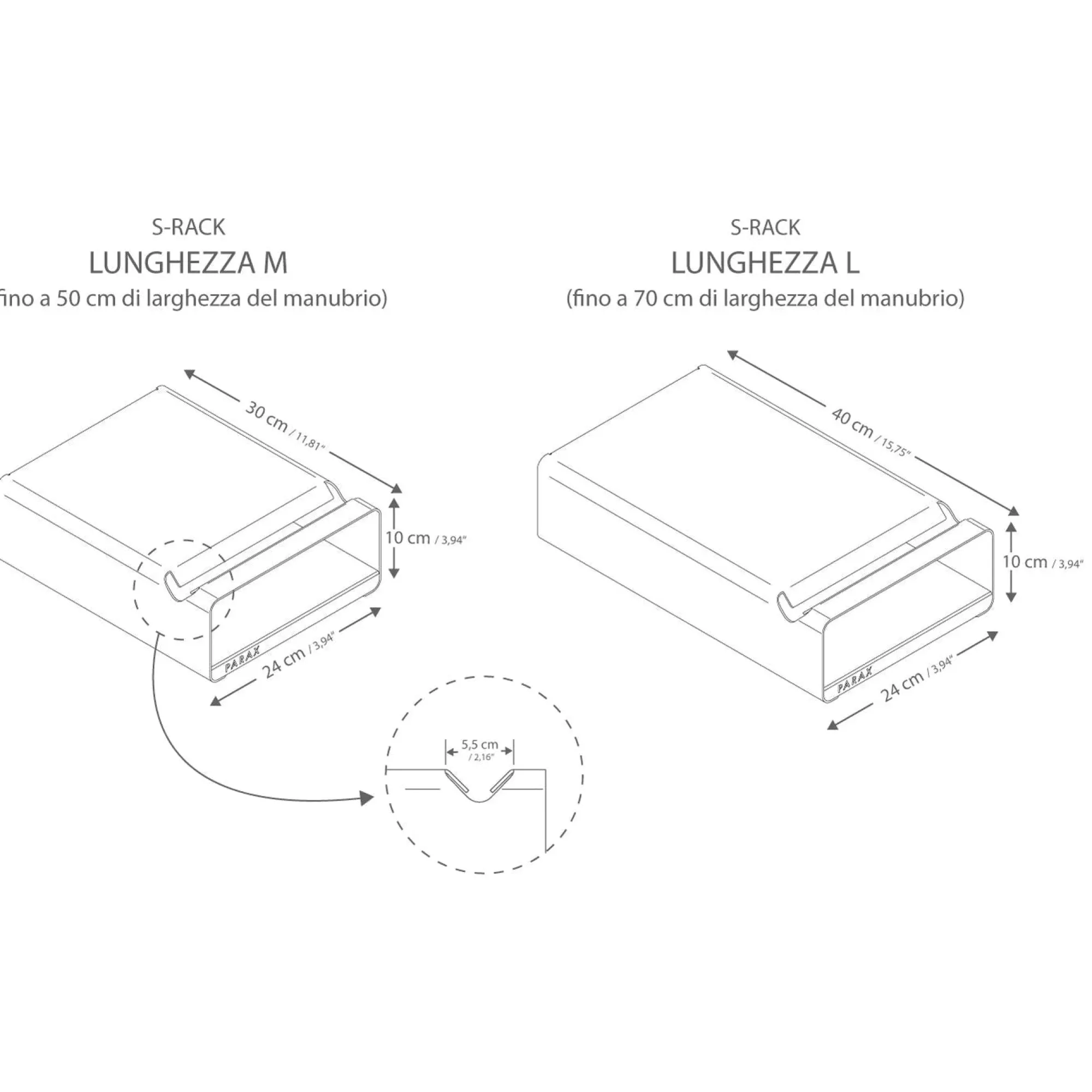 Parax Cavalletti Manutenzione E Supporti|Manutenzione*Appendibici parete S-Rack L -