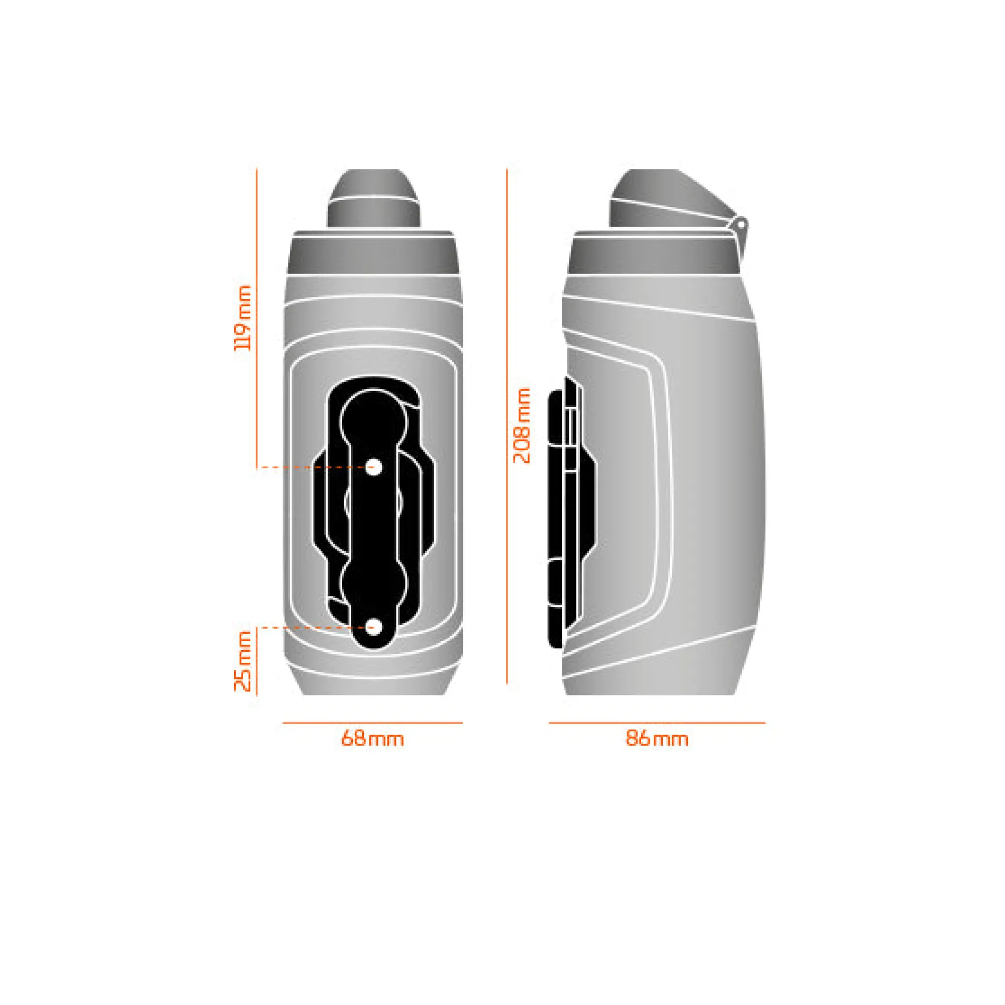 Fidlock Borracce|Borracce Acqua*Borraccia Twist 590 + bike base -