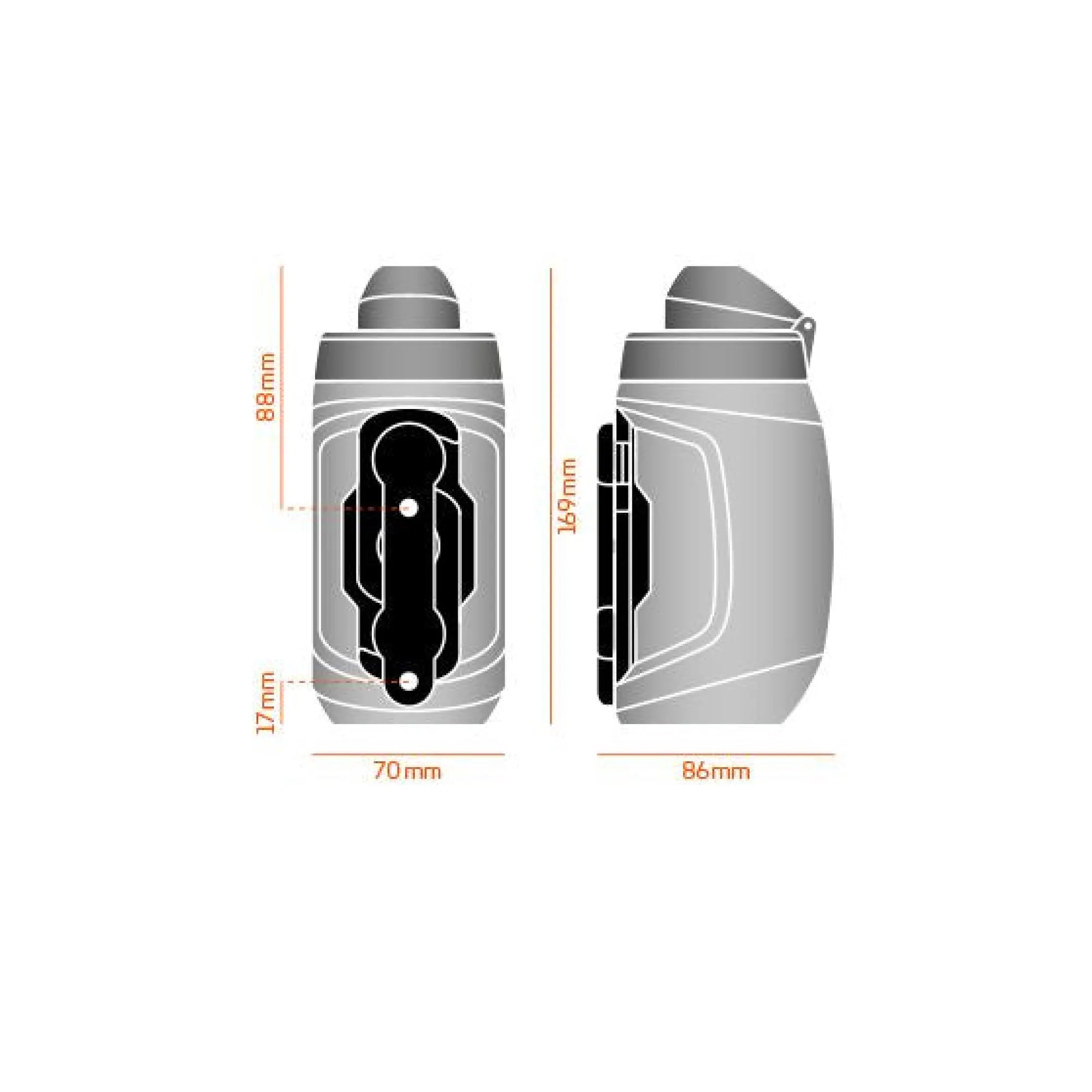 Fidlock Borracce|Borracce Acqua*Borraccia Twist 450 ml + bike base -
