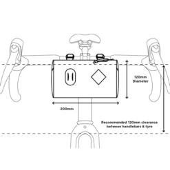 Restrap Borse Anteriori Bici|Accessori*Borsa a manubrio Canister 1.5L -