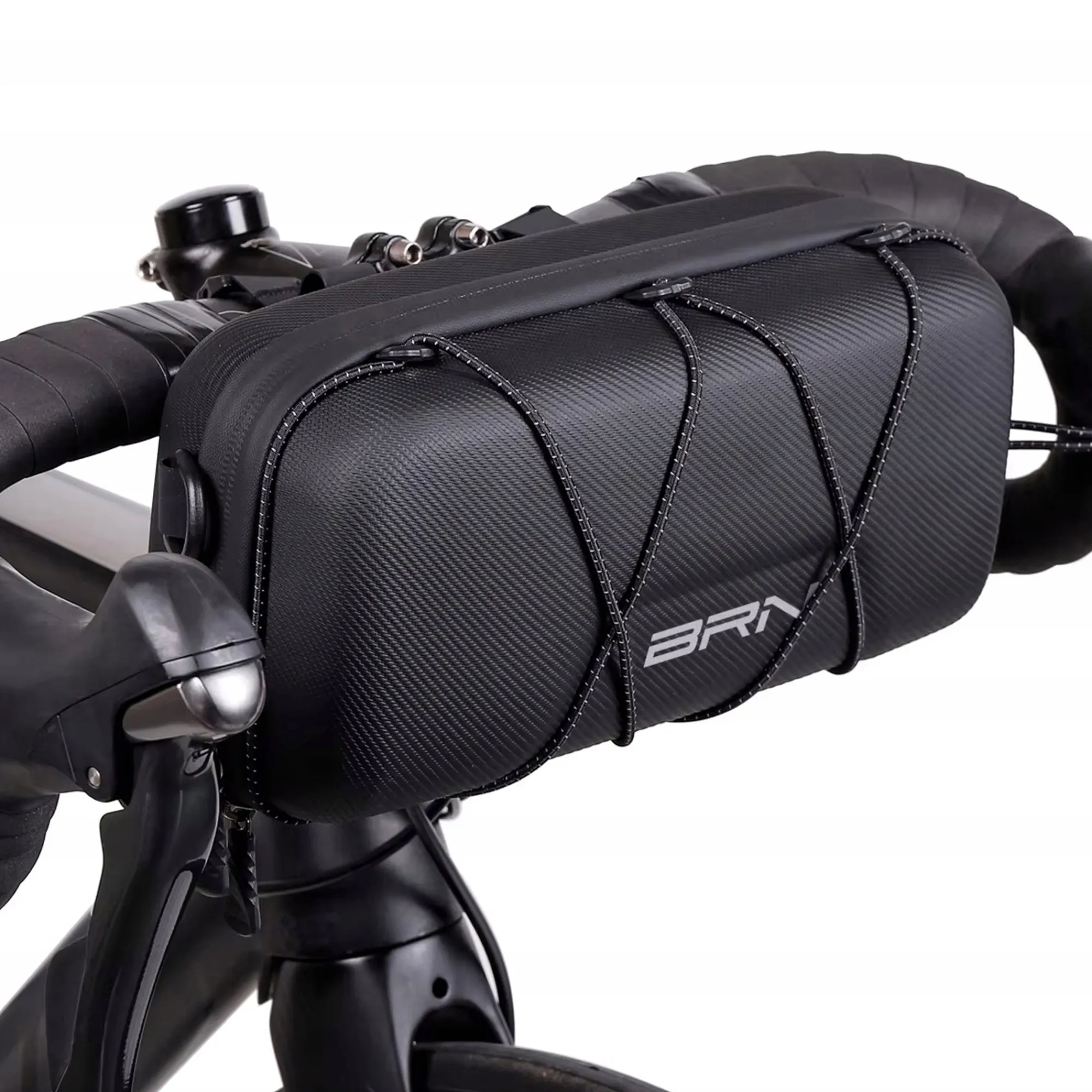 BRN Borse Anteriori Bici|Accessori*Borsa manubrio Hard-Shell Tank Bar L - Nero