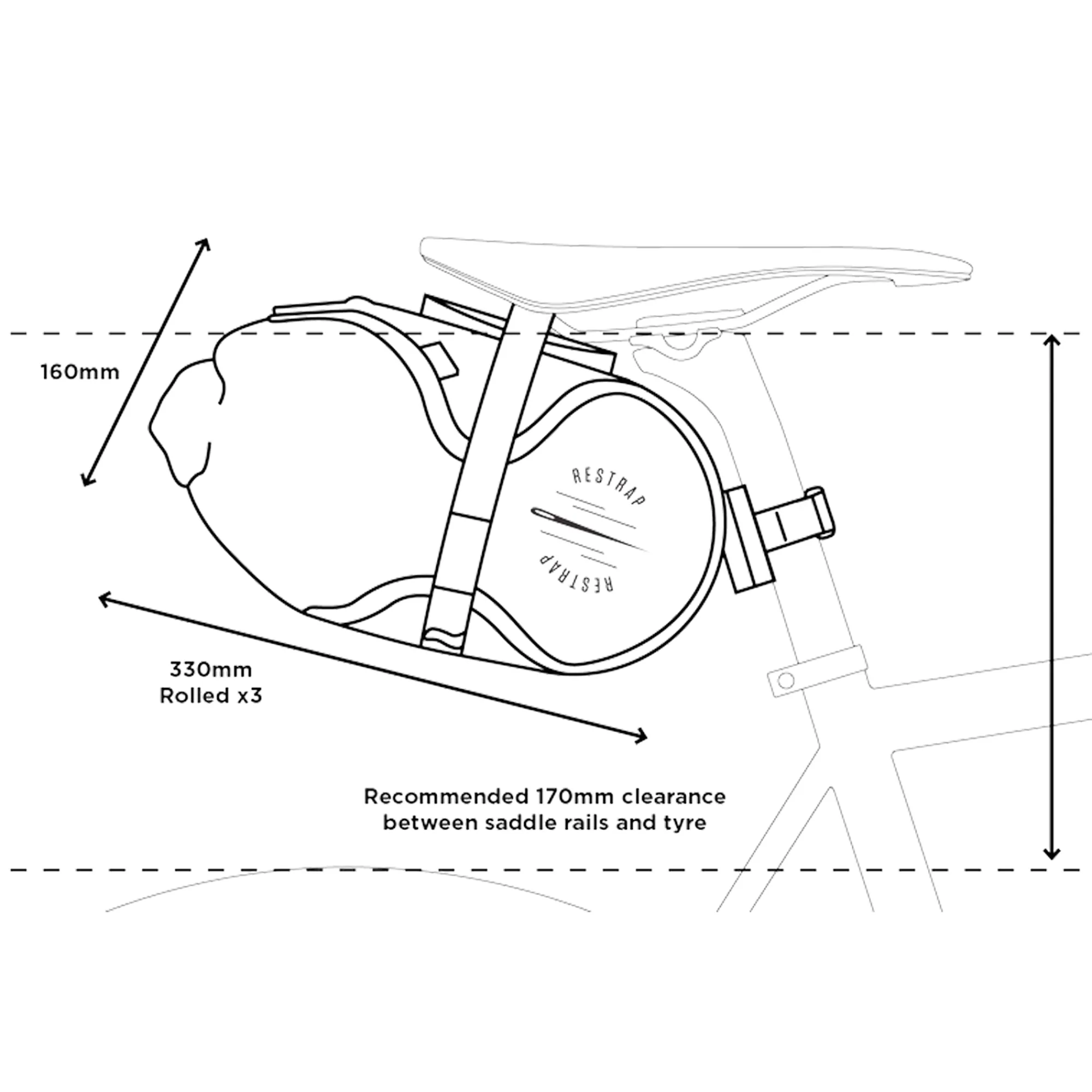 Restrap Borselli Sottosella|Accessori*Borsa sottosella Race 7L -