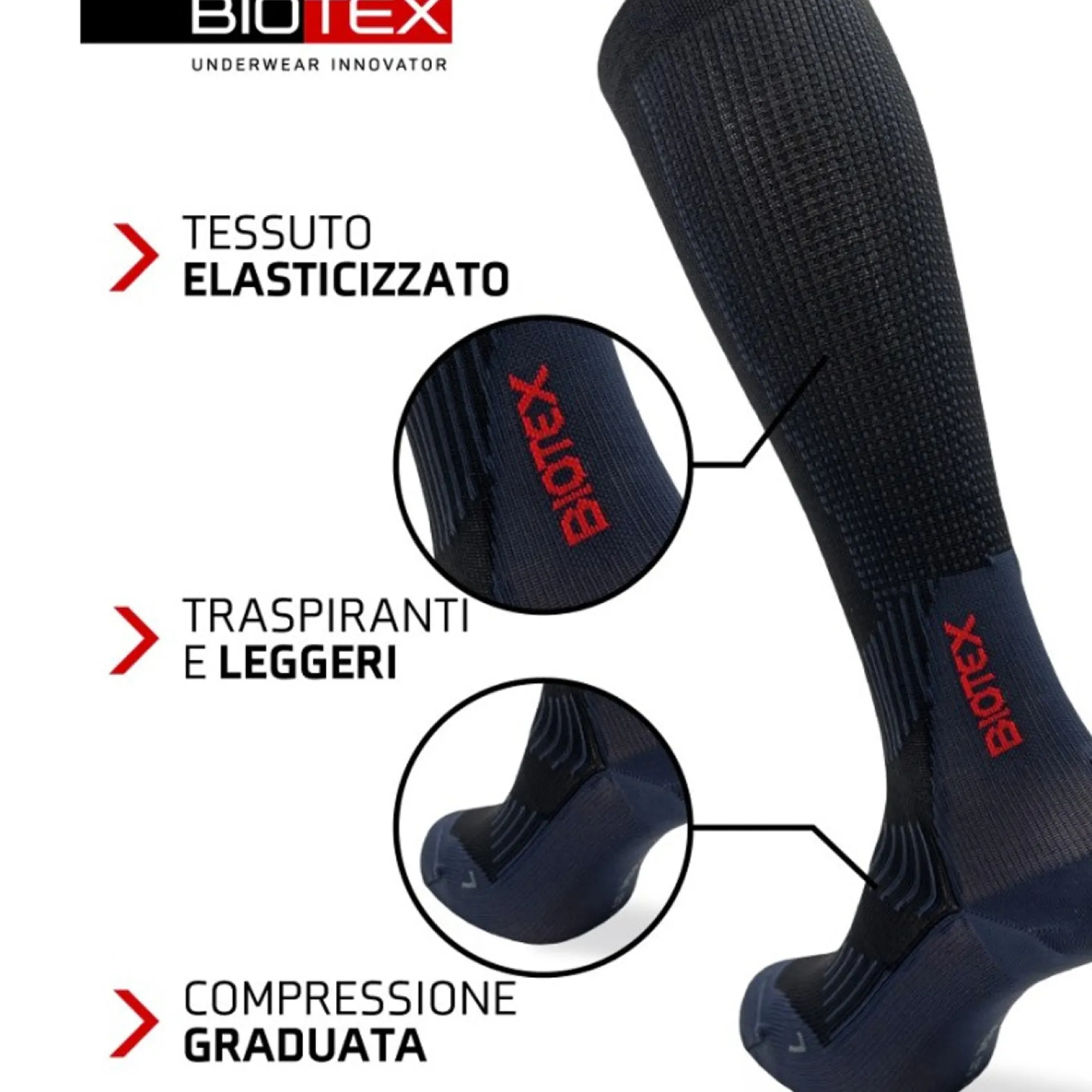 Biotex Calze Compressive|Calze*Calze Compression 3D -