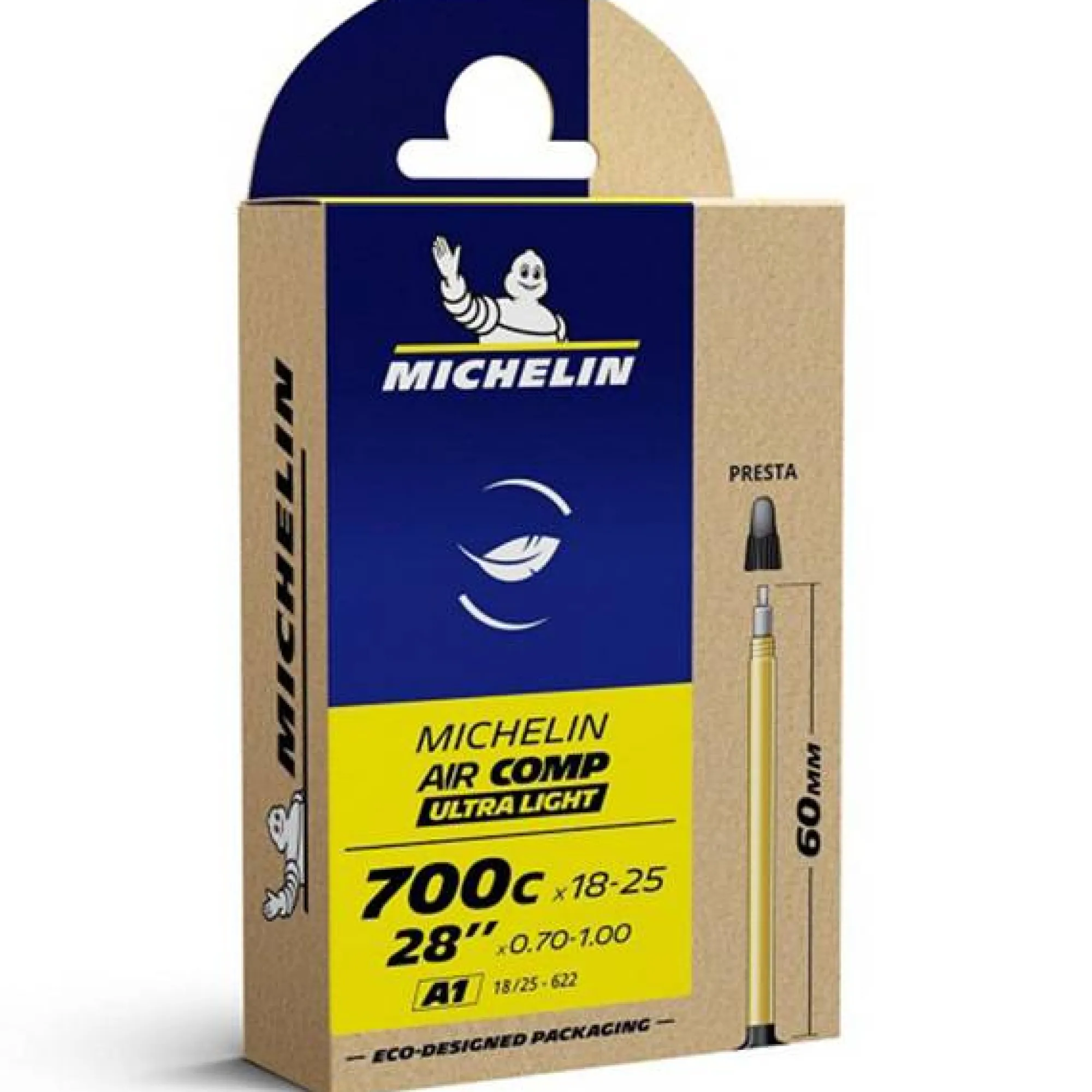 Michelin Camere D'Aria*Camera d'aria Air Comp Ultralight x18/25 - Valvola 60 mm