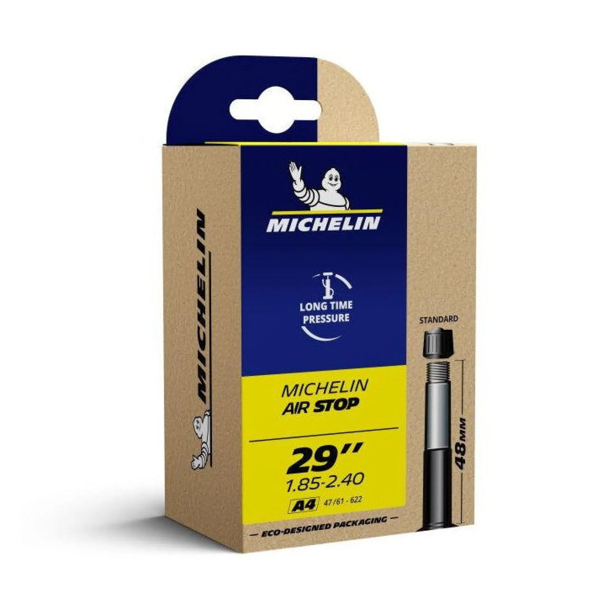 Michelin Camere D'Aria|Mtb 29"*Camera d'aria Air Stop mtb x1.85/2.40 - Valvola 48 mm