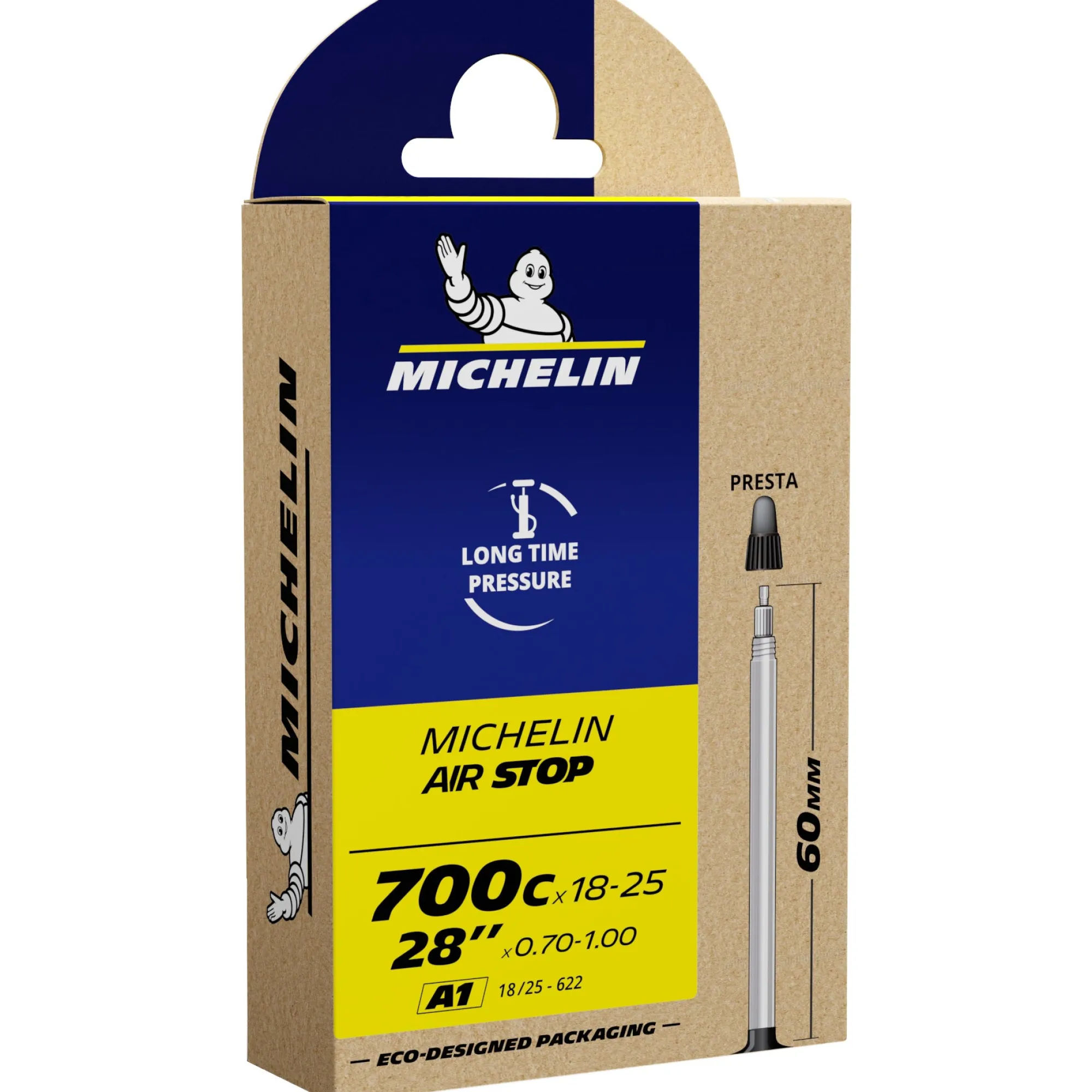Michelin Camere D'Aria*Camera d'aria Air Stop x18/25 - Valvola 60 mm