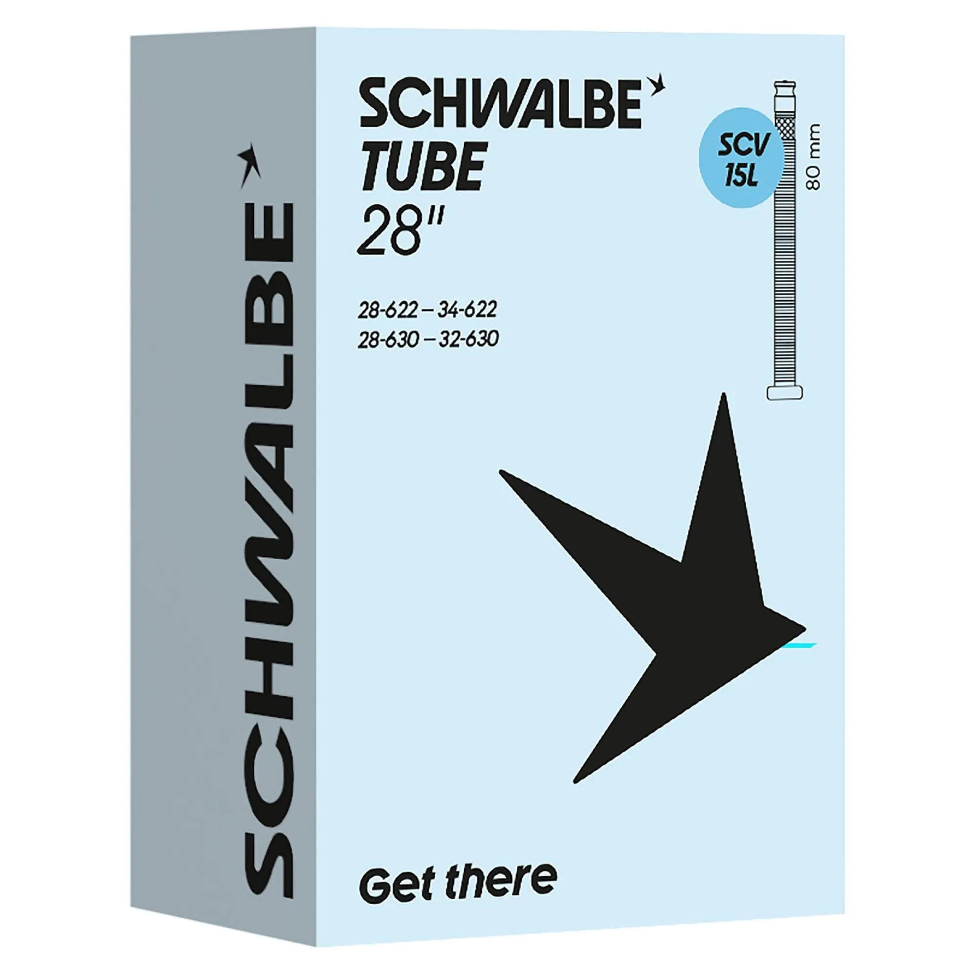 Schwalbe Camere D'Aria*Camera d'aria SCV15L 28x28-34 - 80mm