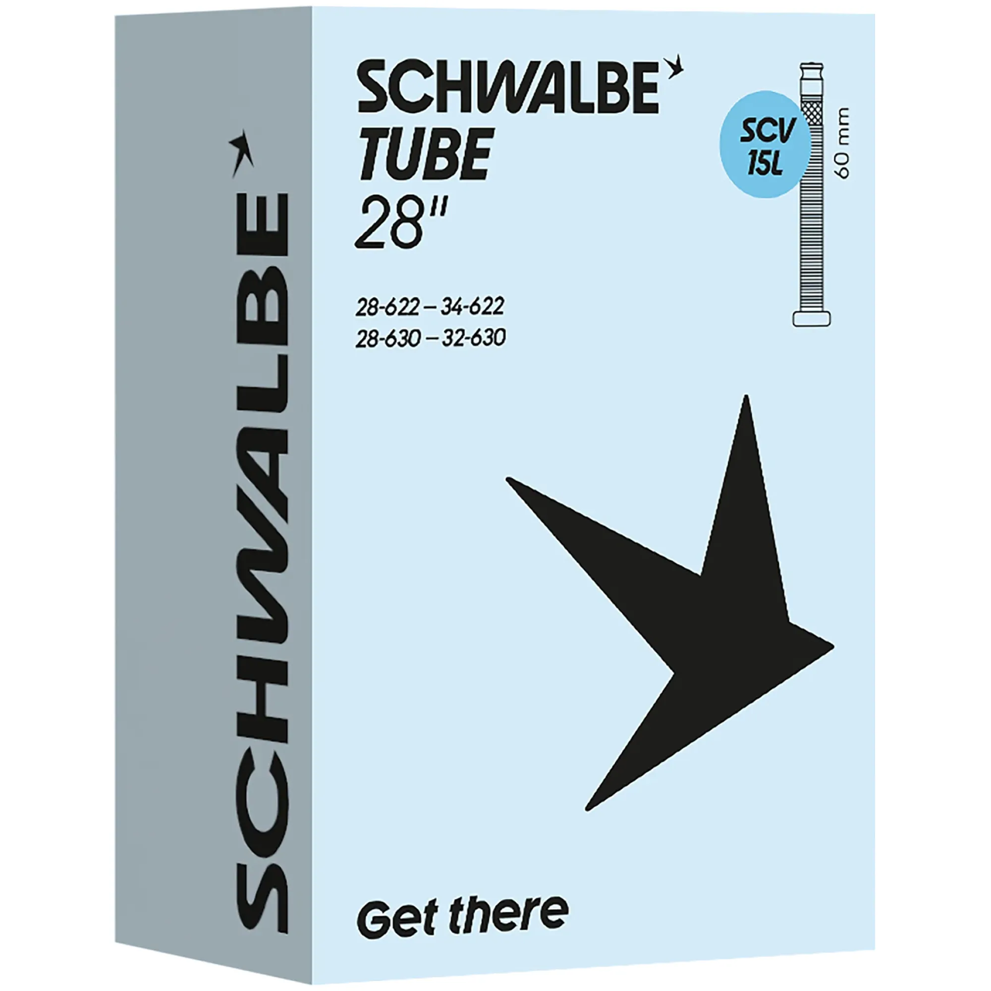 Schwalbe Camere D'Aria*Camera d'aria SCV15L 28x28-34 - 60mm
