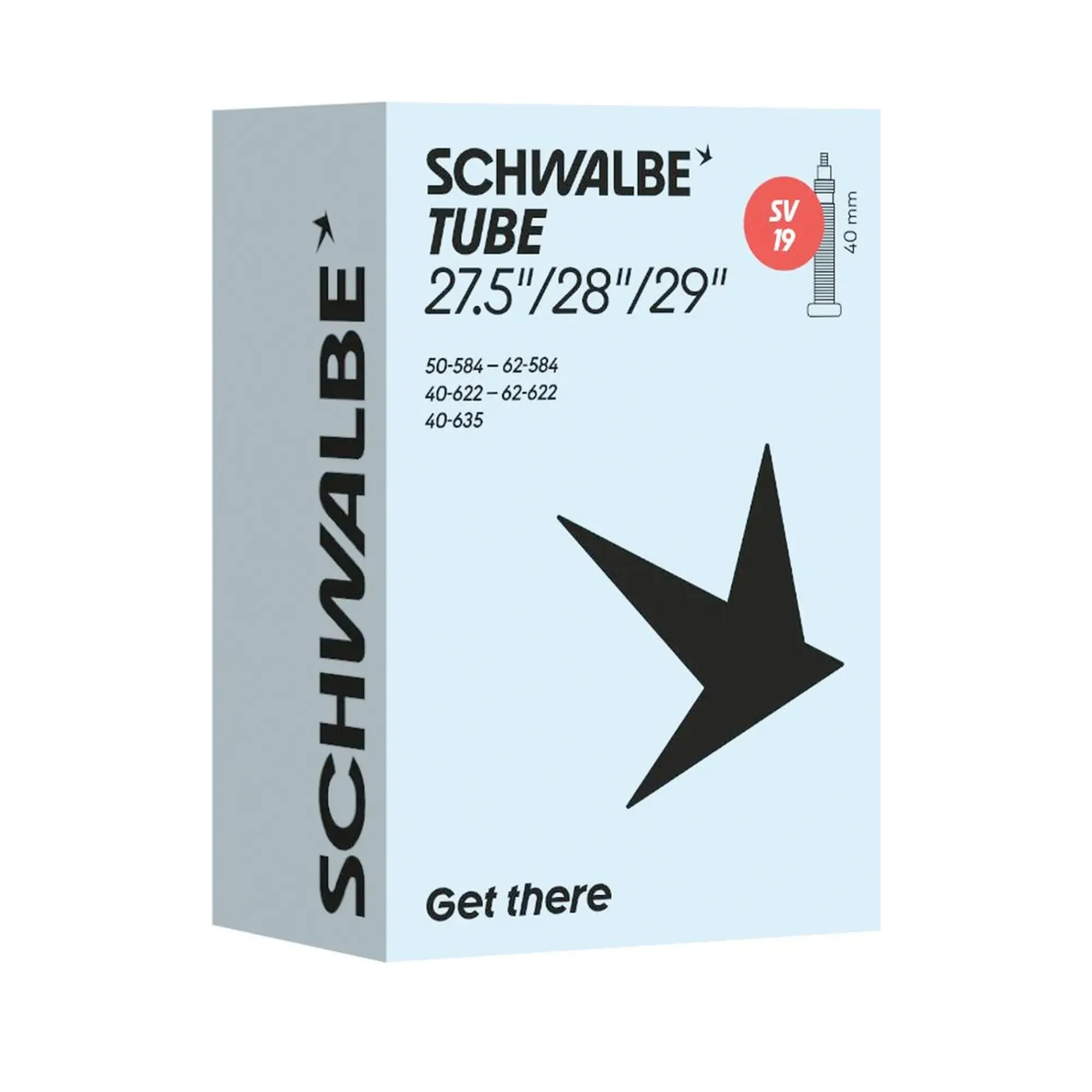 Schwalbe Mtb 27.5"|Camere D'Aria*Camera d'aria 27.5/28/29x1.5-2.4 SV19 - Presta 40mm