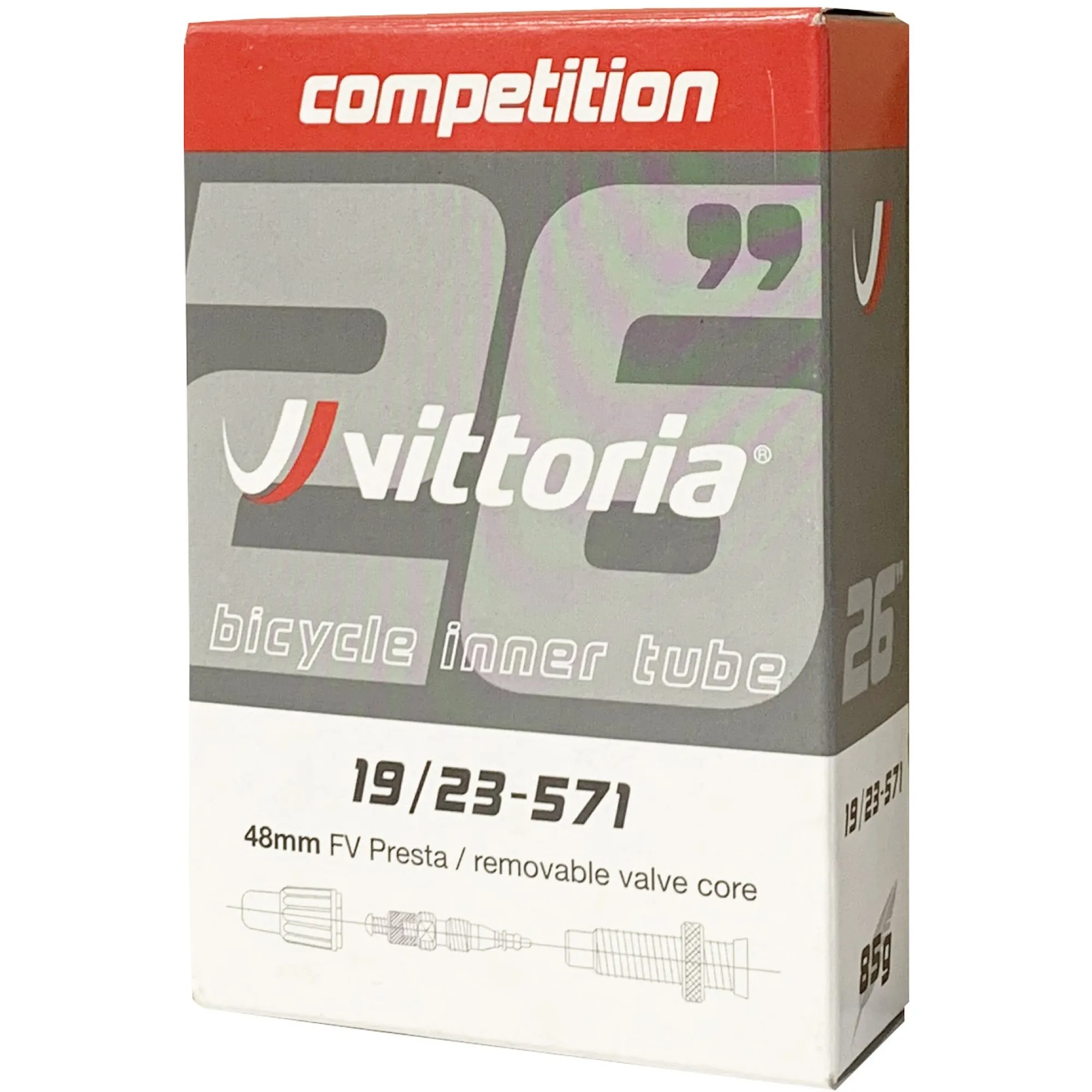 Vittoria Mtb 27.5"|Camere D'Aria*Camera d'aria Competition 19/23-571 - Valvola 48 mm