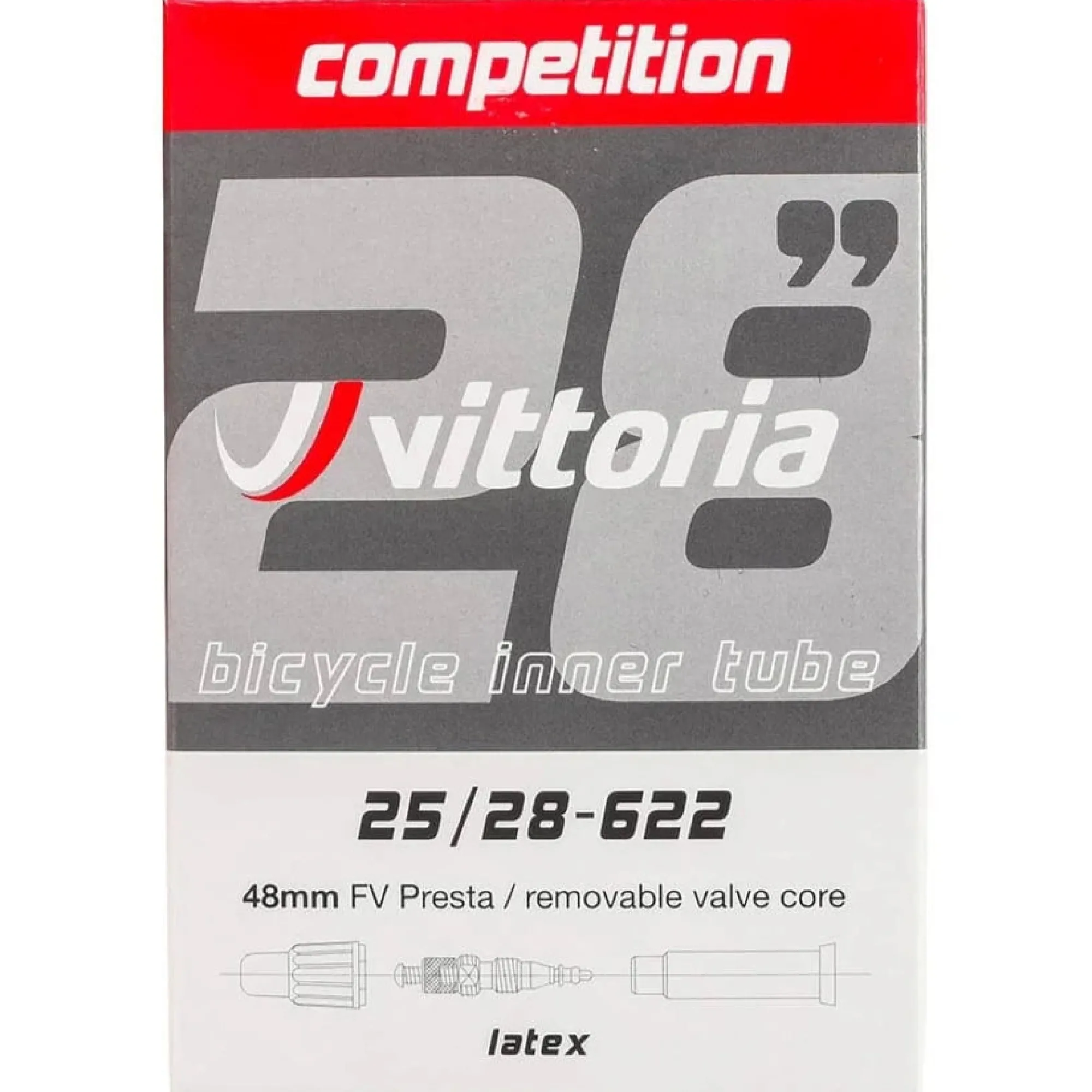 Vittoria Camere D'Aria|Corsa E Ciclocross*Camera d'aria Competition x25/28 - Valvola 48 mm