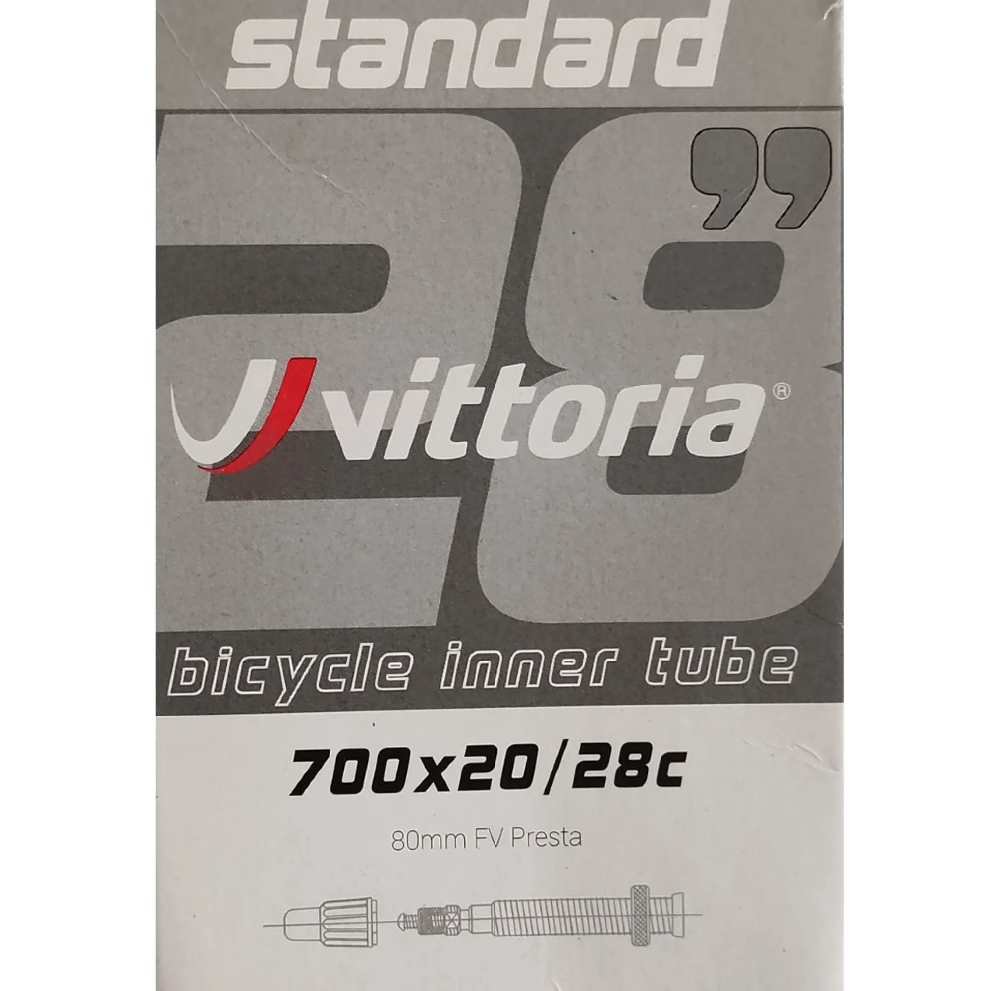 Vittoria Camere D'Aria|Corsa E Ciclocross*Camera d'aria Standard x20/28 - Valvola 80 mm