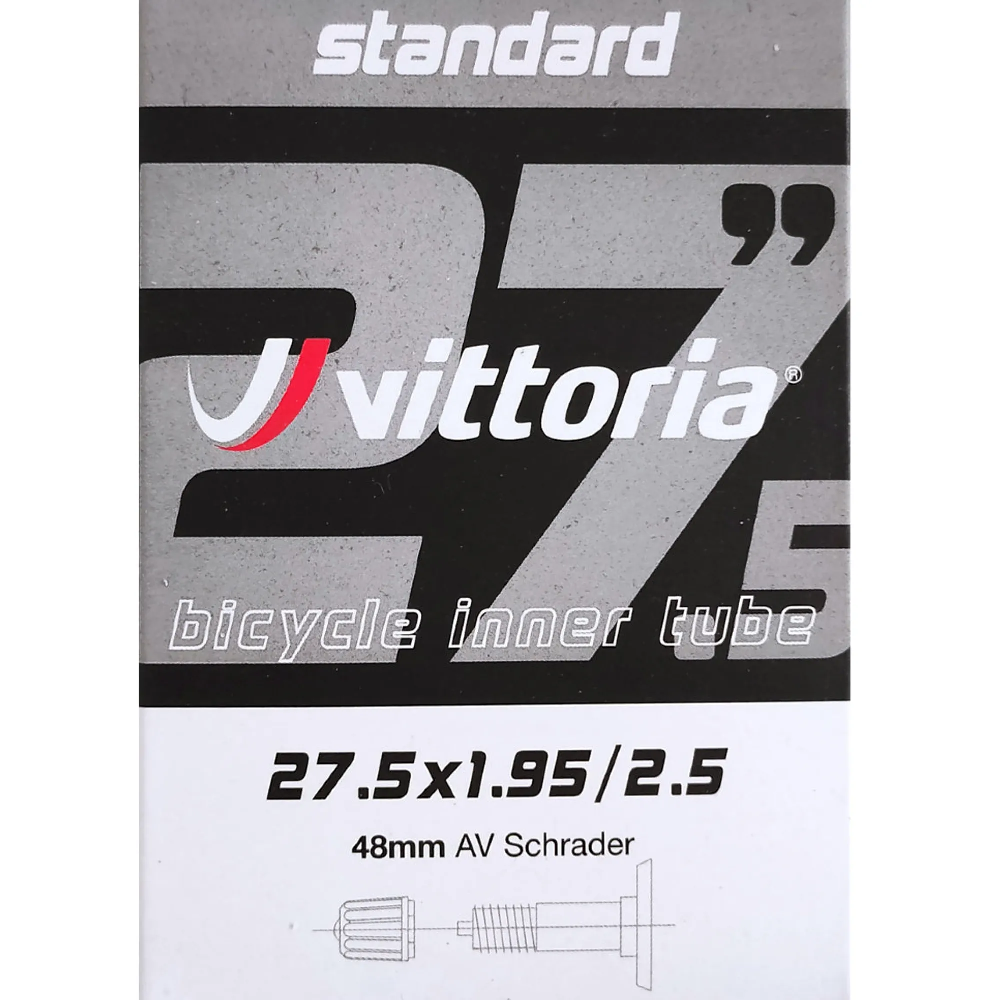 Vittoria Mtb 27.5"|Camere D'Aria*Camera d'aria Standard x1.95/2.5 - Valvola 48 mm