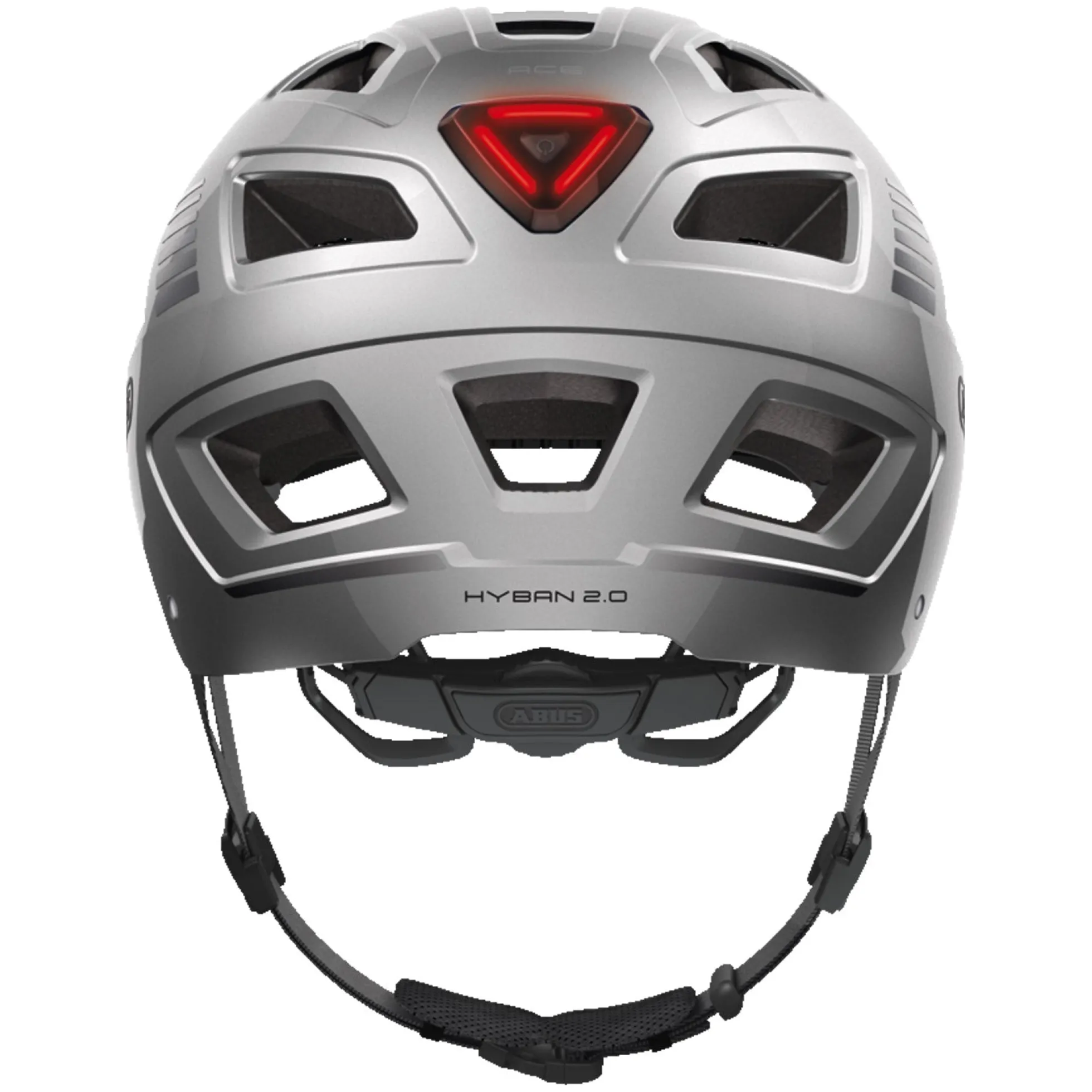 Casco Abus Hyban 2.0 Signal - Argento