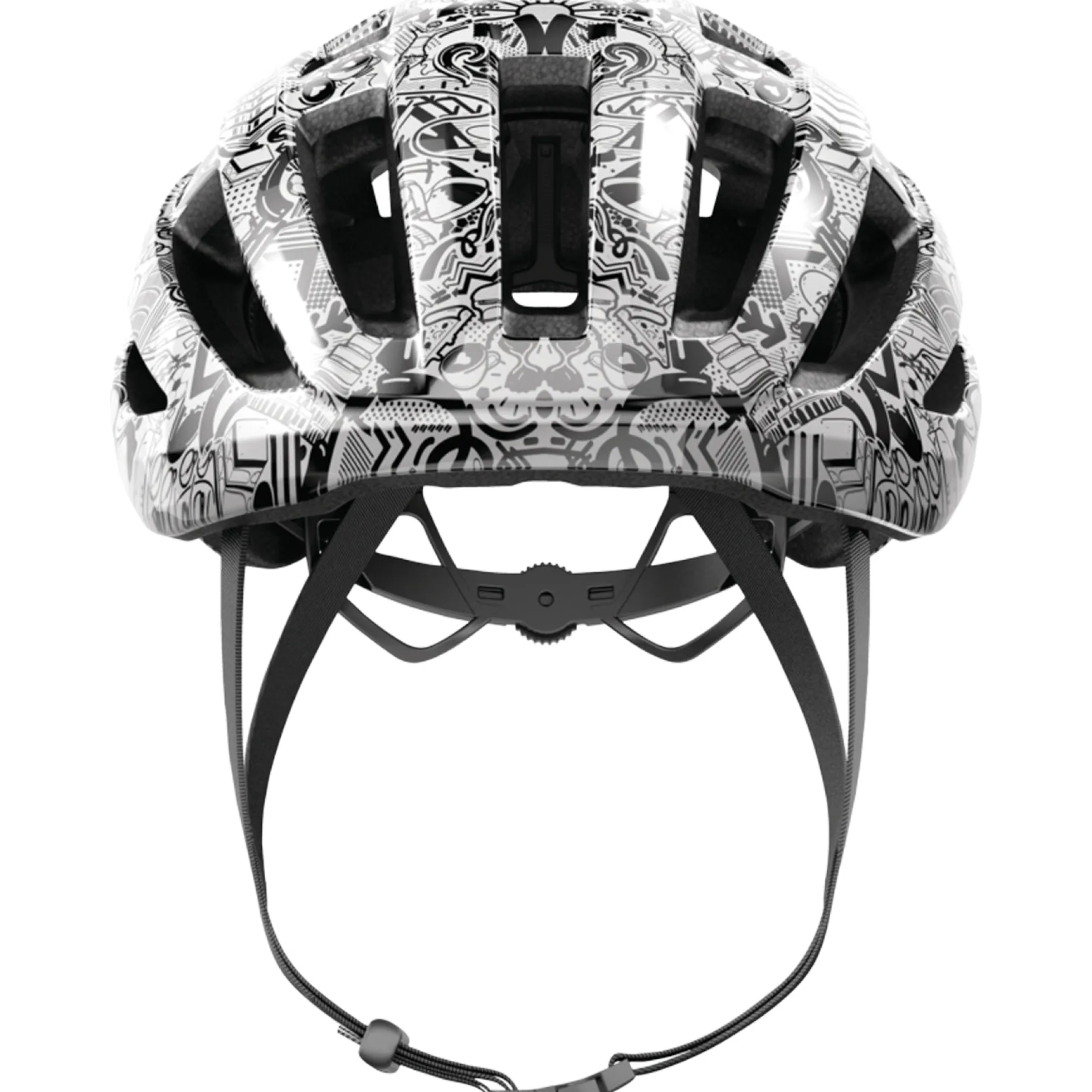 Casco Abus Powerdome Erlkonig - Bianco nero
