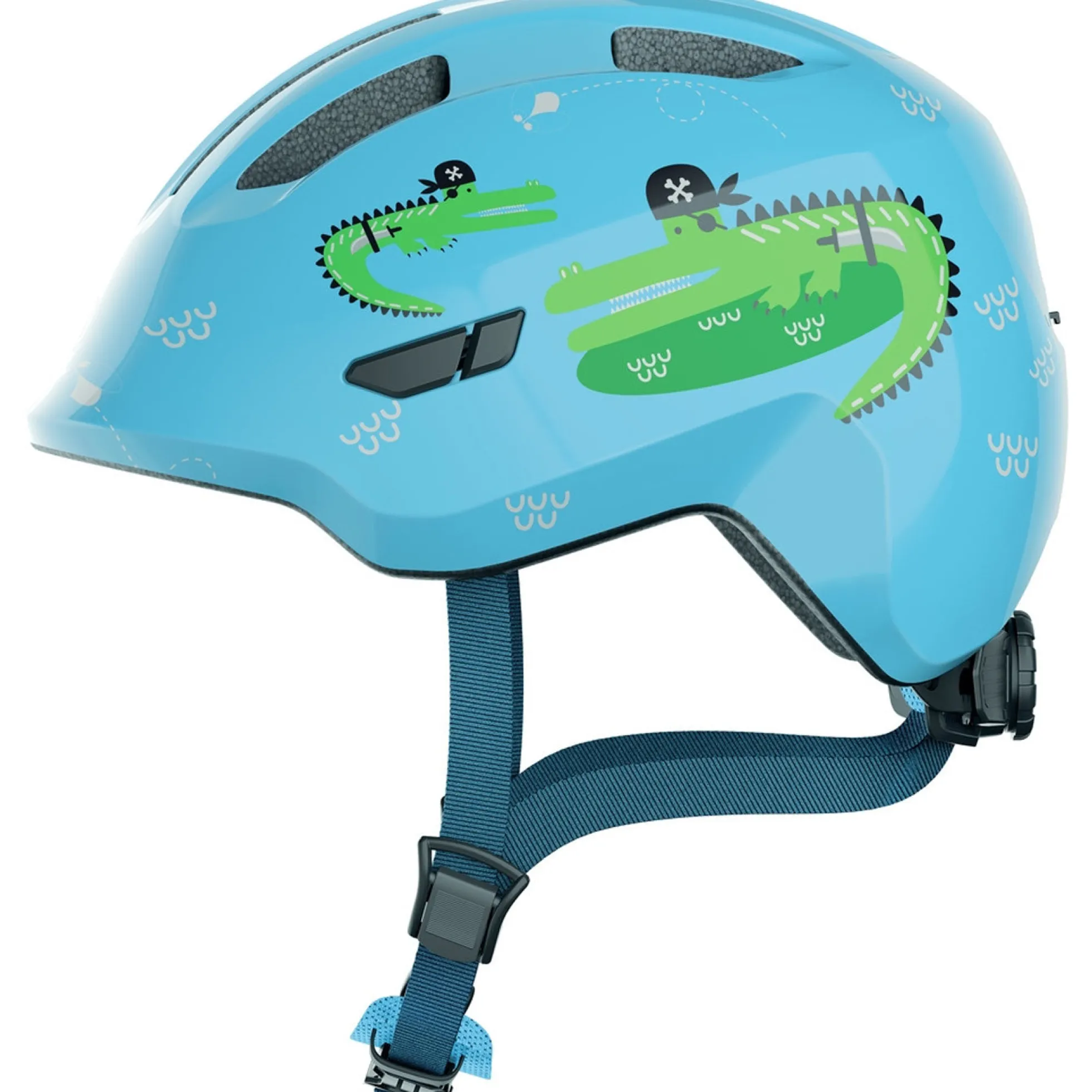 Casco bambino Abus Smiley 3.0 - Blue Croco