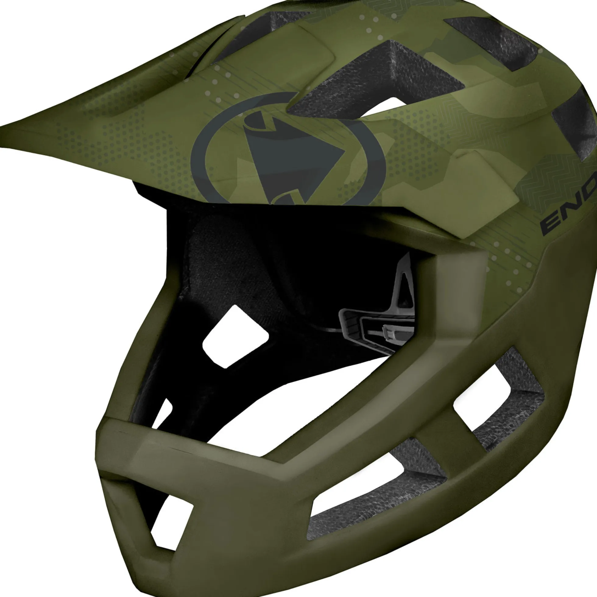 Casco bambino Endura Singletrack Full Face - Verde
