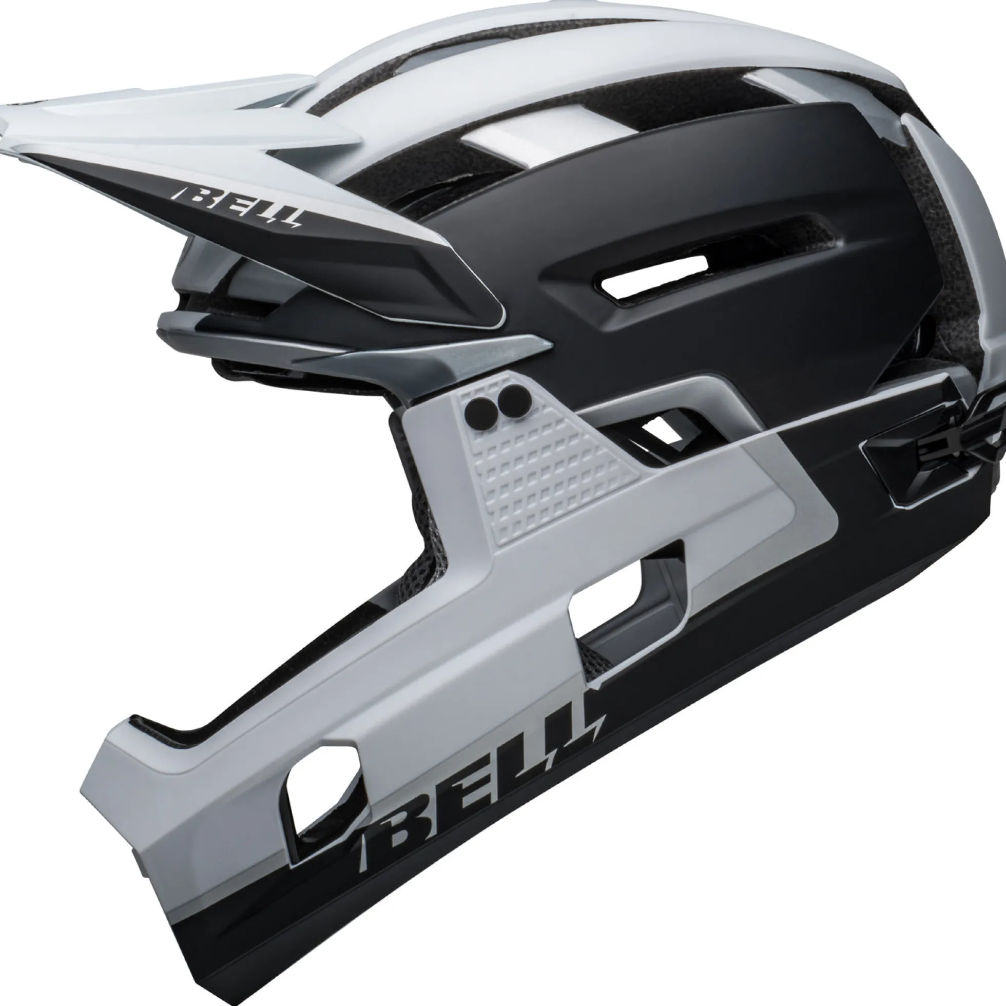 Casco Bell Super Air R Spherical Mips - Nero bianco