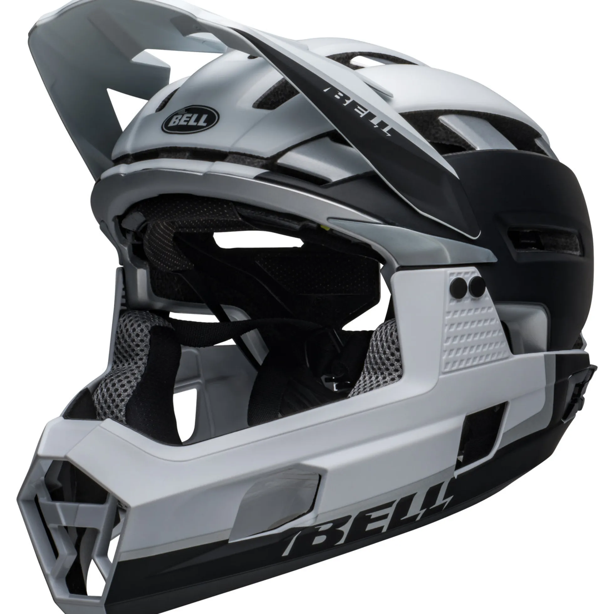 Casco Bell Super Air R Spherical Mips - Nero bianco