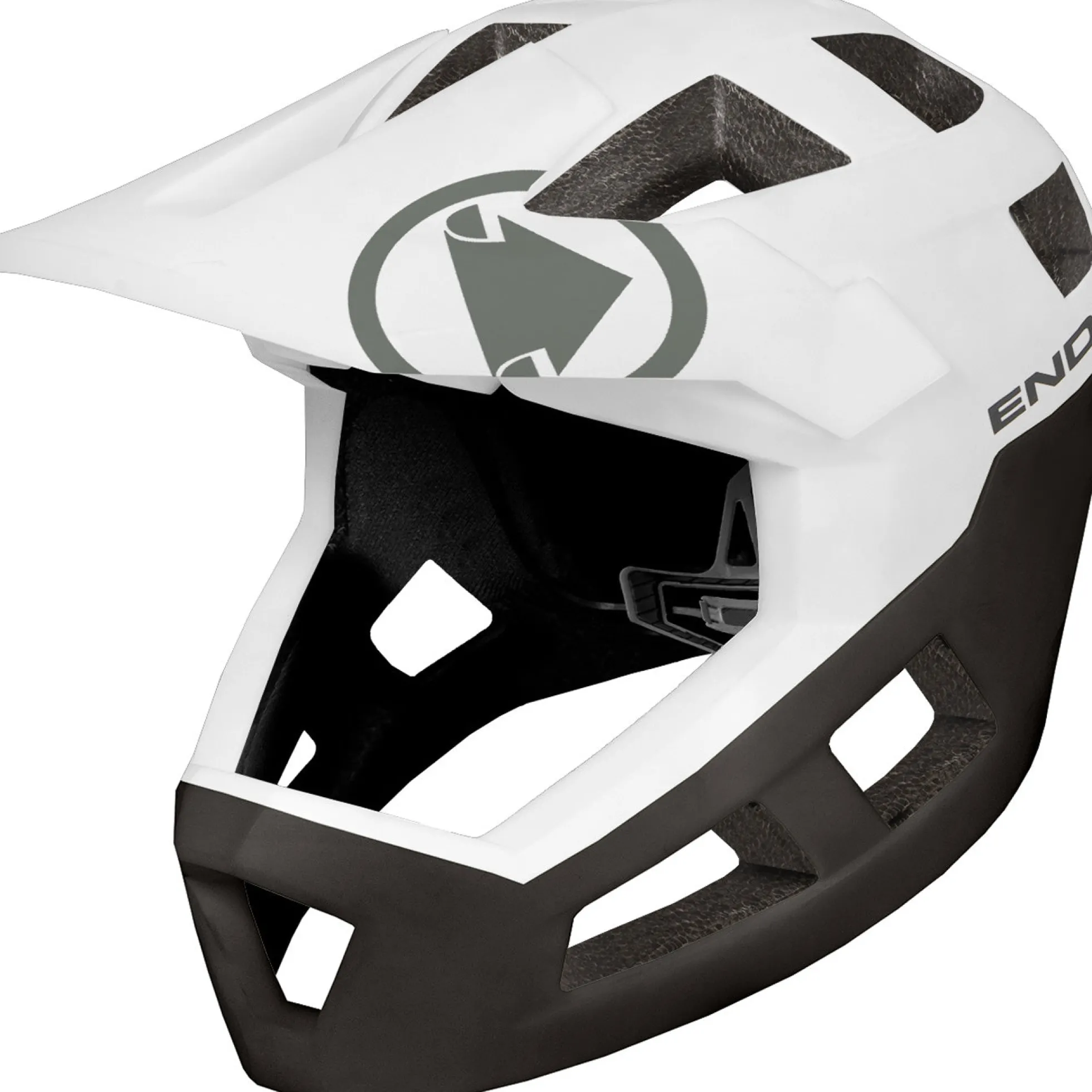 Casco Endura SingleTrack Full Face - Bianco