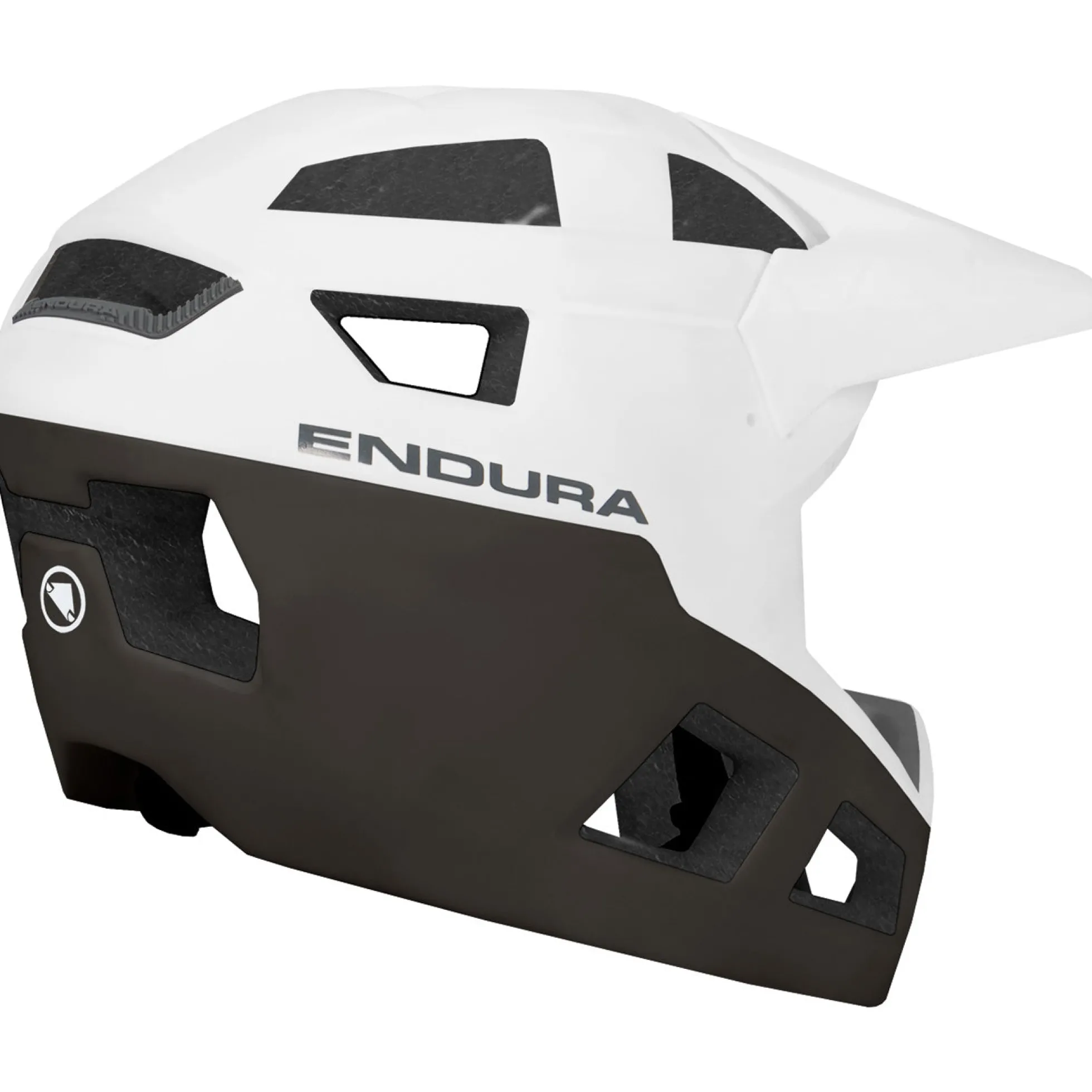 Casco Endura SingleTrack Full Face - Bianco