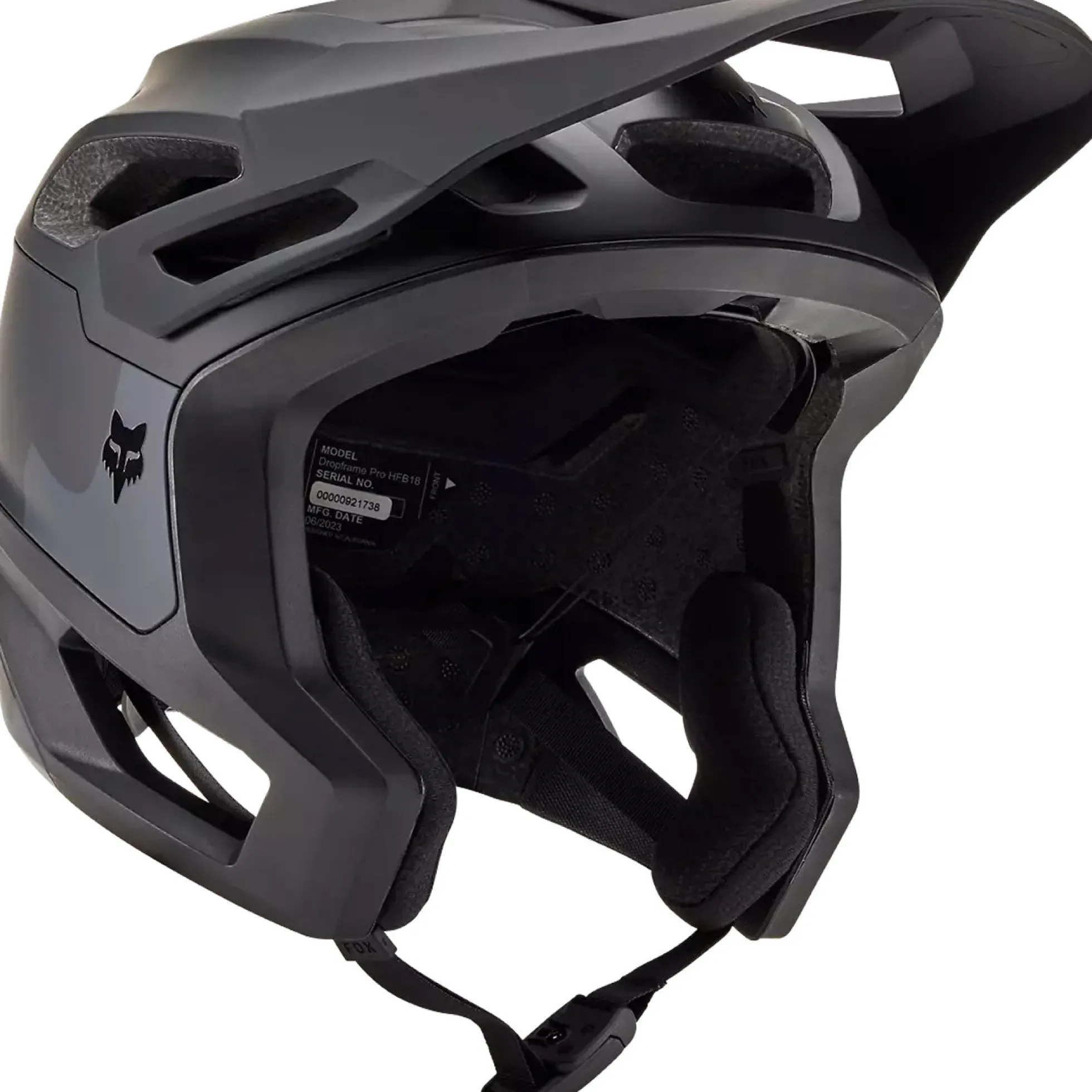 Casco Fox Dropframe Pro Runn - Nero