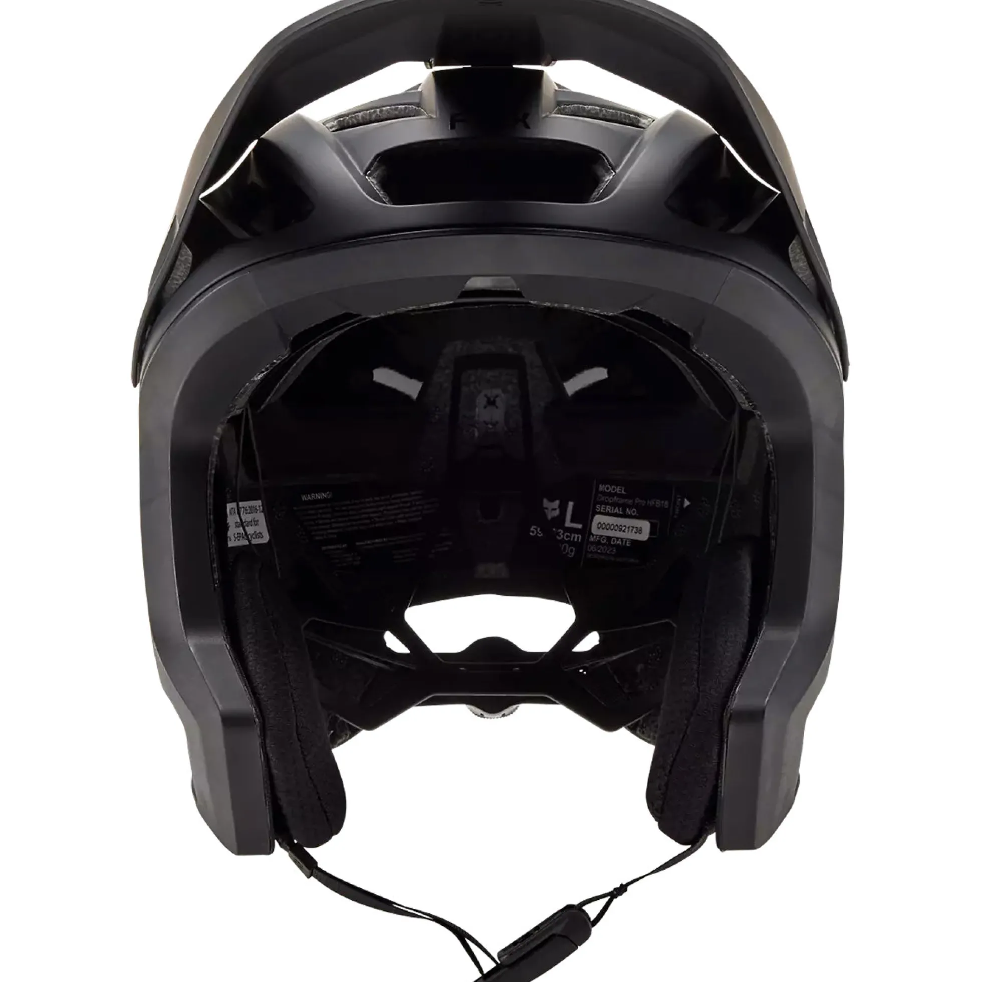 Casco Fox Dropframe Pro Runn - Nero