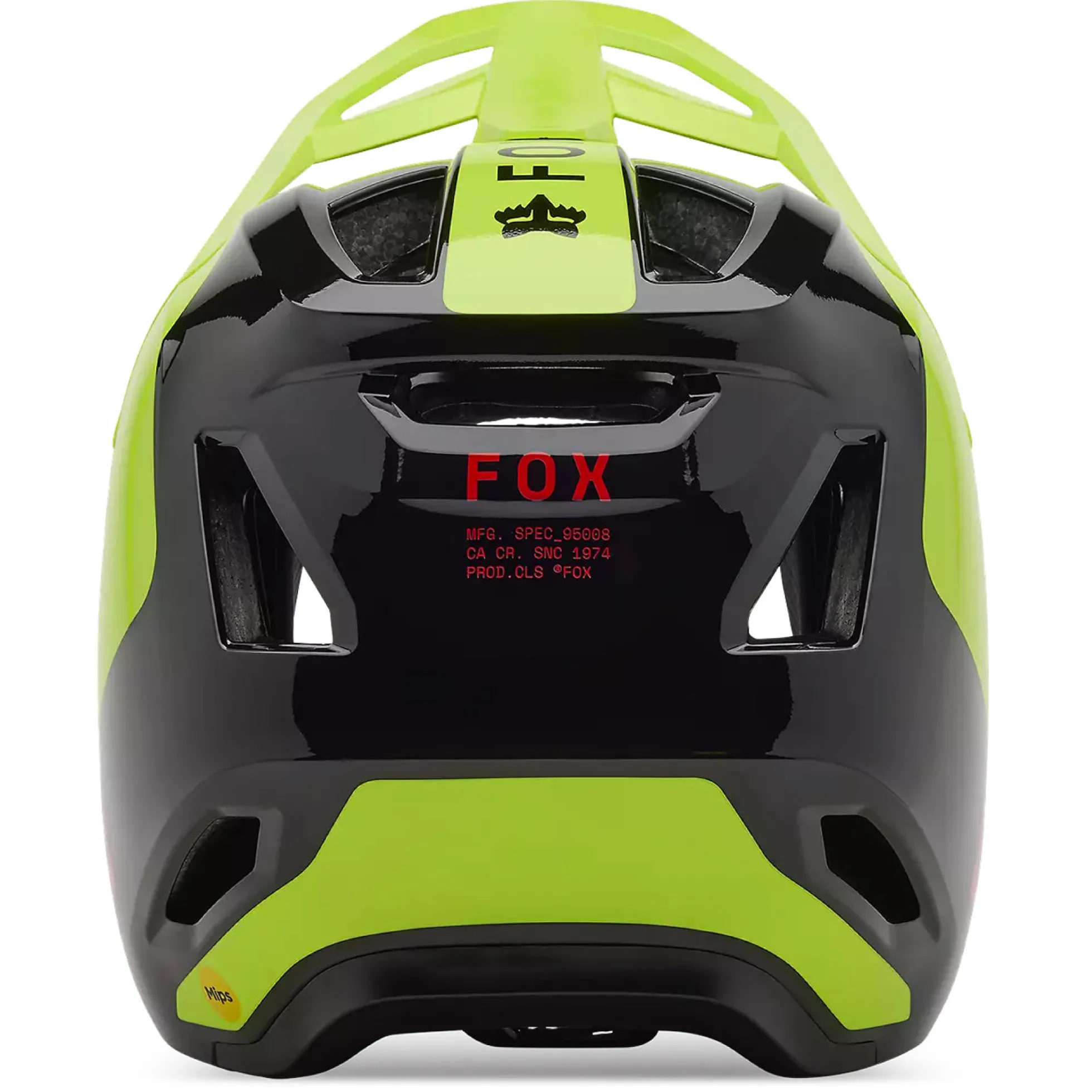 Casco Fox Rampage Mips Barge - Verde fluo
