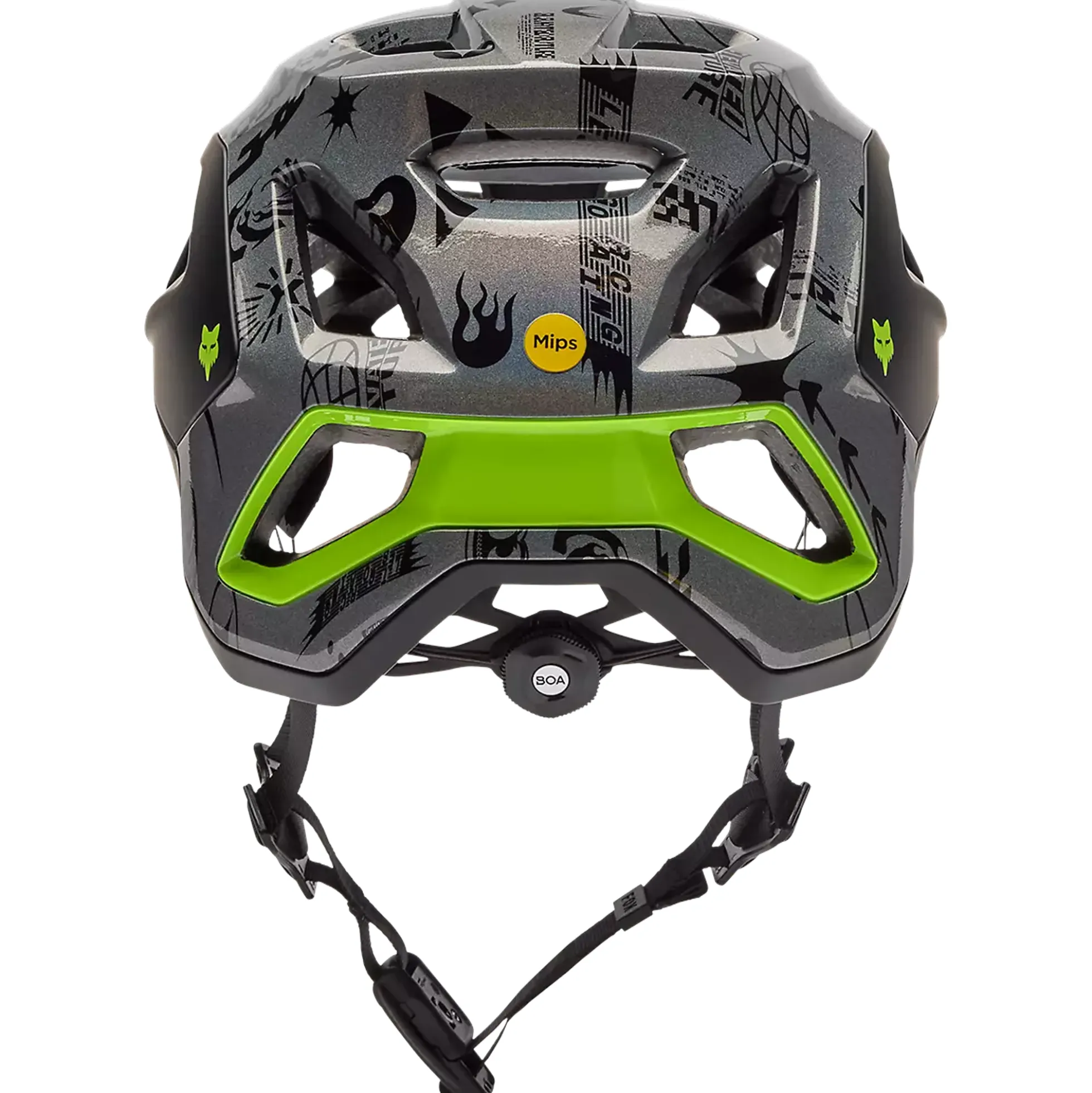 Casco Fox Speedframe Pro Lunar - Nero giallo
