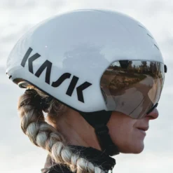 Casco Kask Bambino Pro Visor - Bianco