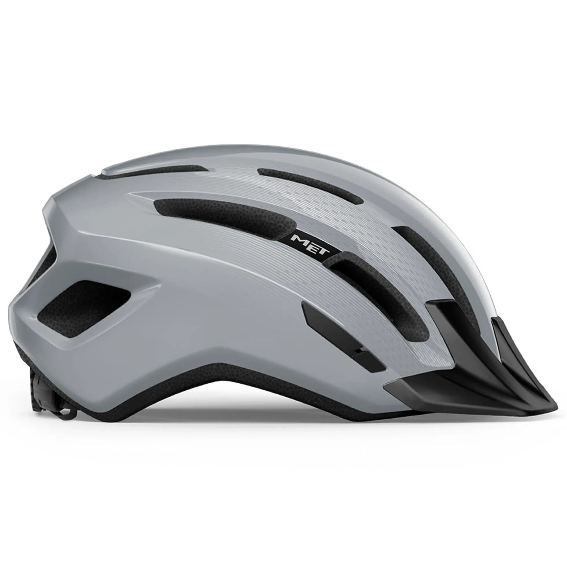 Casco Met Downtown - Grigio lucido