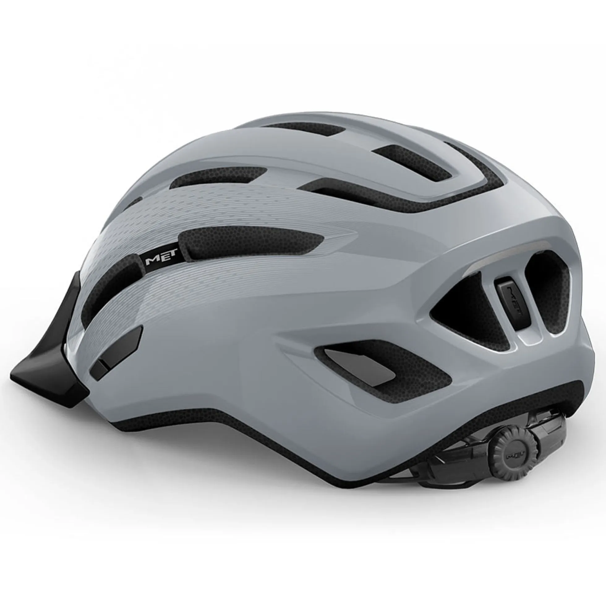 Casco Met Downtown - Grigio lucido