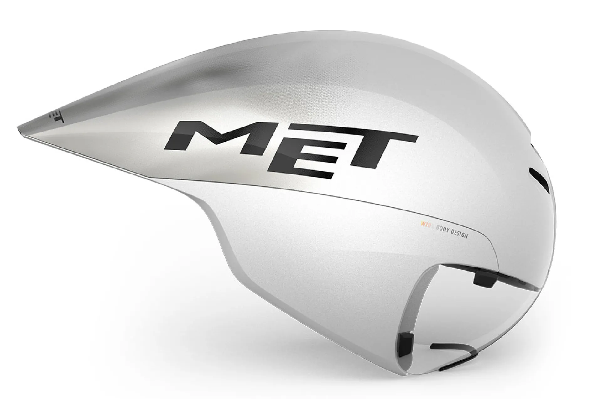 Casco Met Drone Wide Body 2 - Bianco
