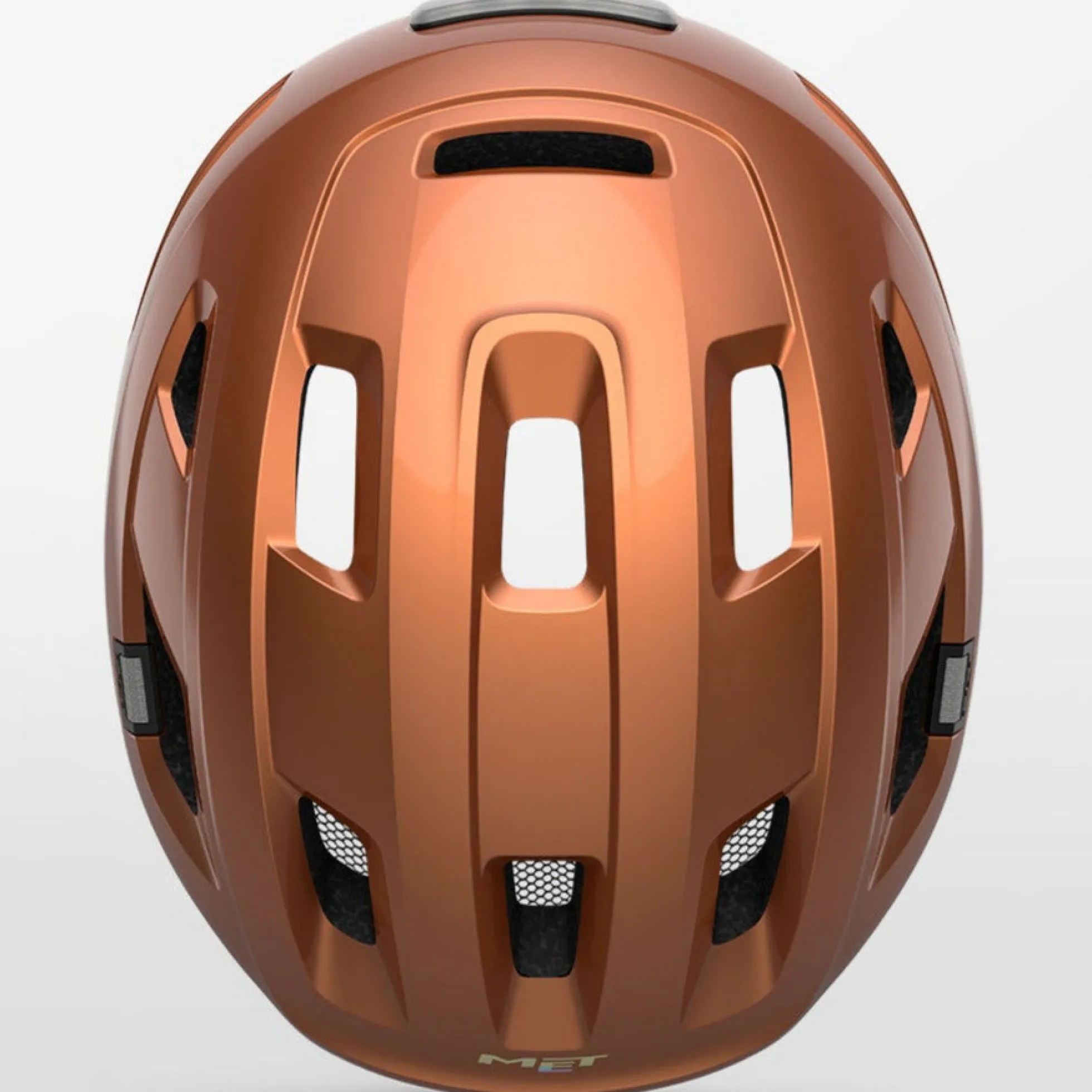 Casco Met E-Mob - Marrone