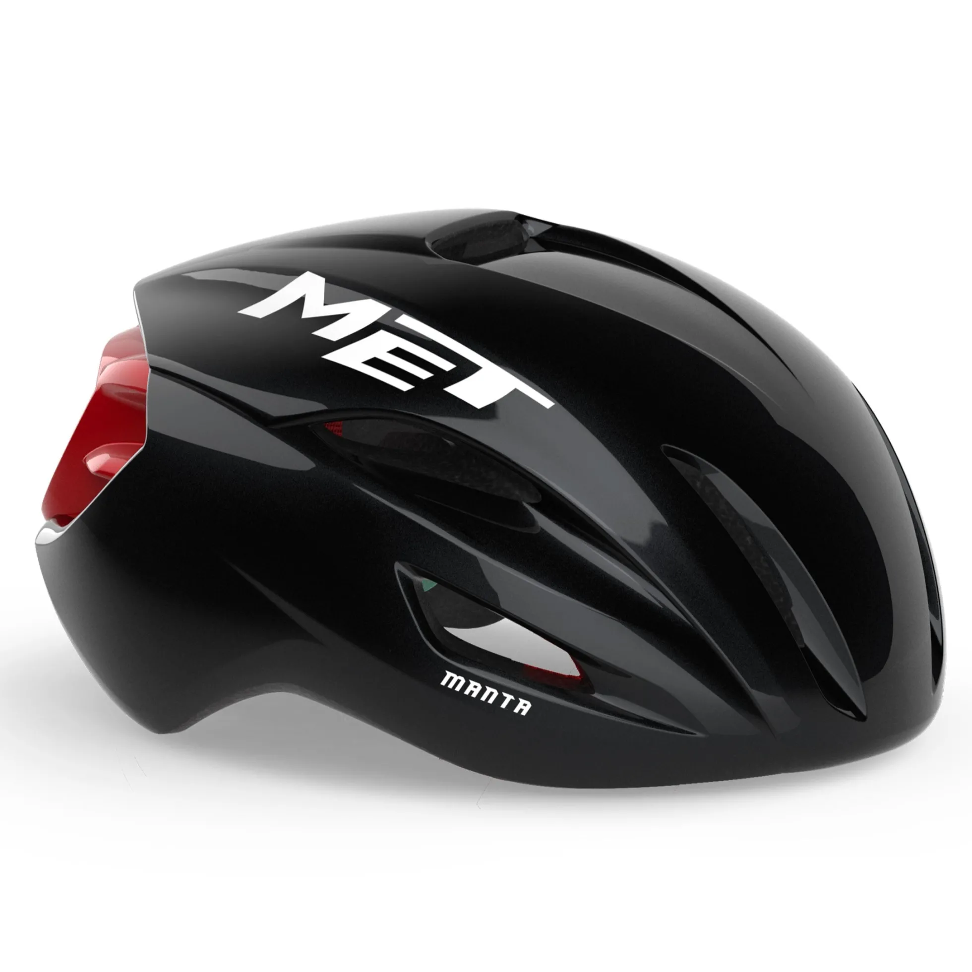 Casco Met Manta Mips - Nero rosso