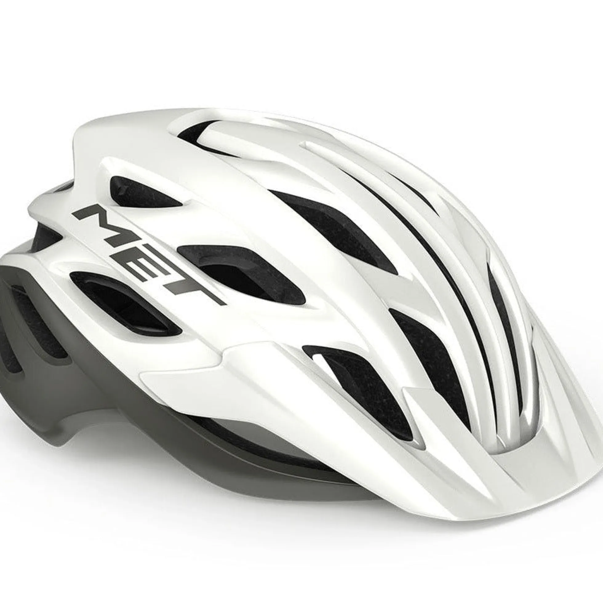 Casco Met Veleno Mips - Bianco grigio