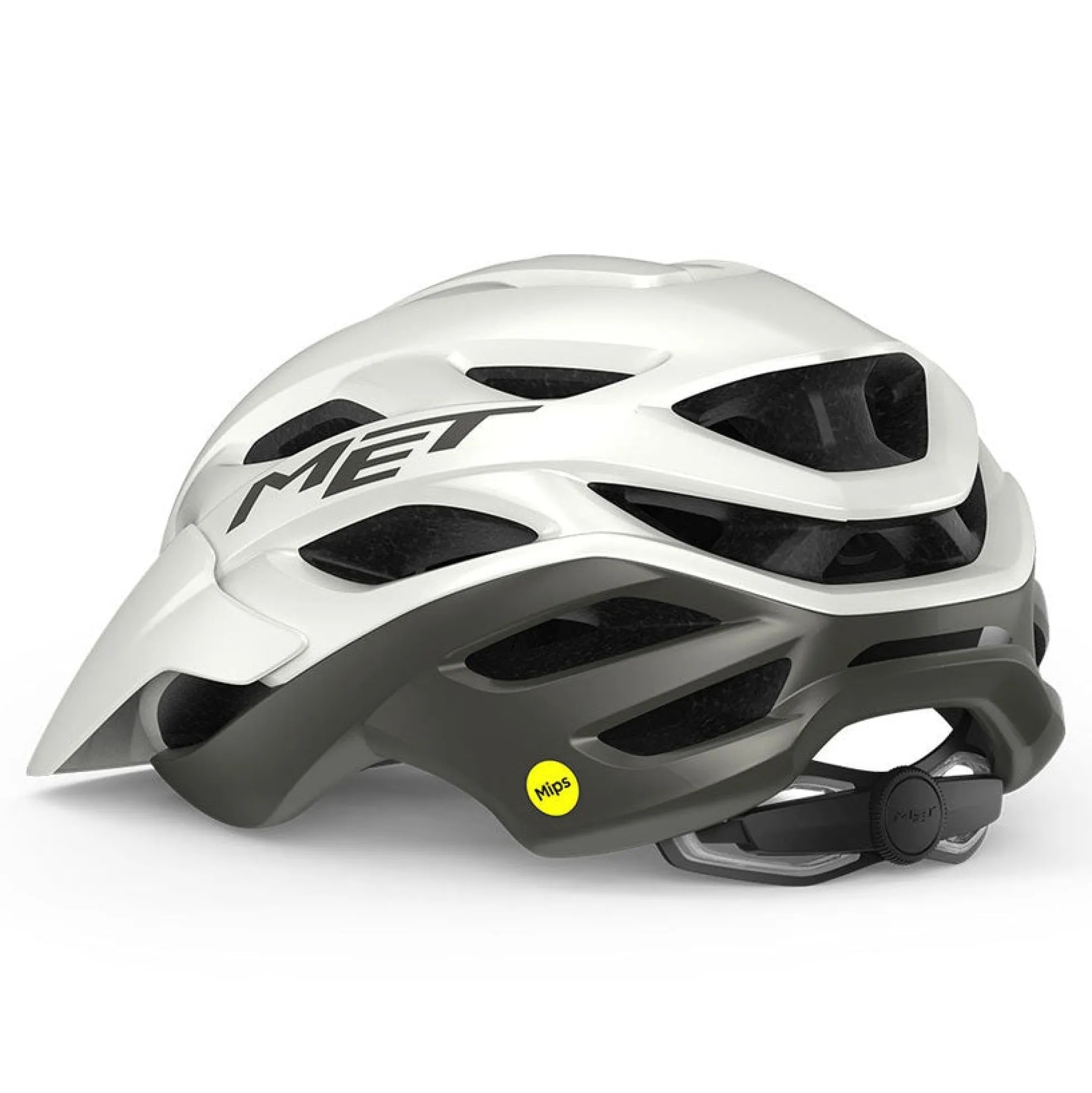 Casco Met Veleno Mips - Bianco grigio