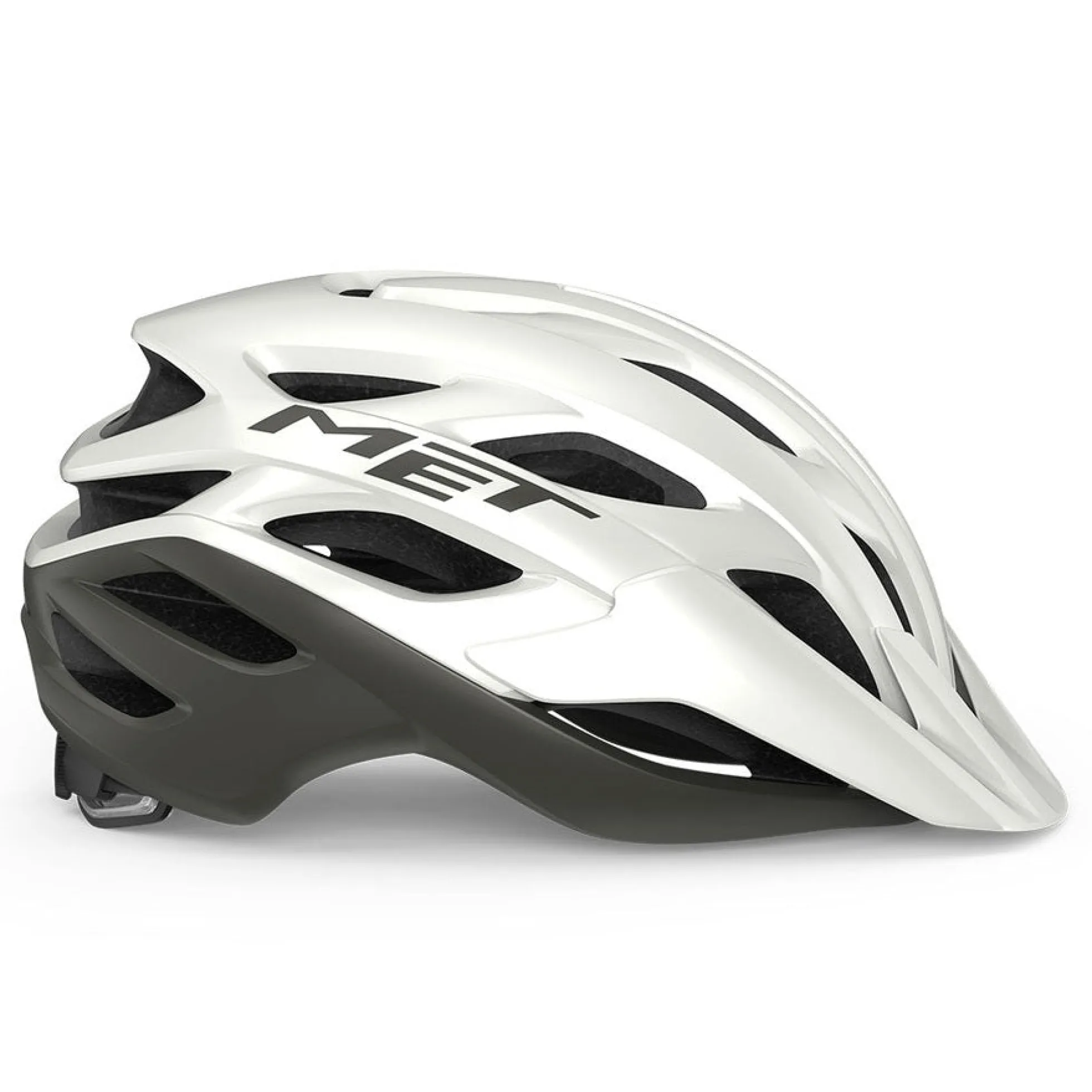 Casco Met Veleno Mips - Bianco grigio