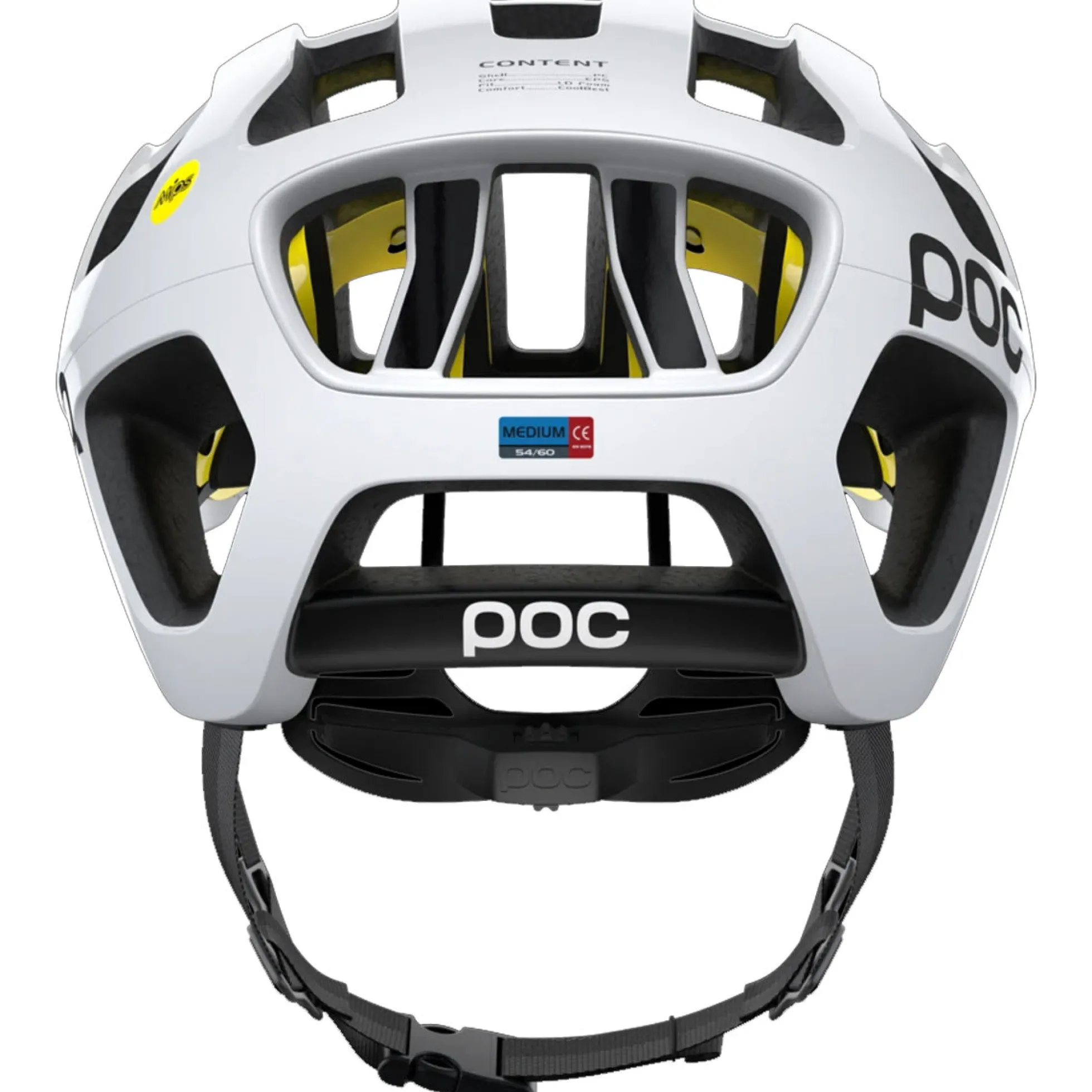Casco Poc Octal Mips - Bianco nero