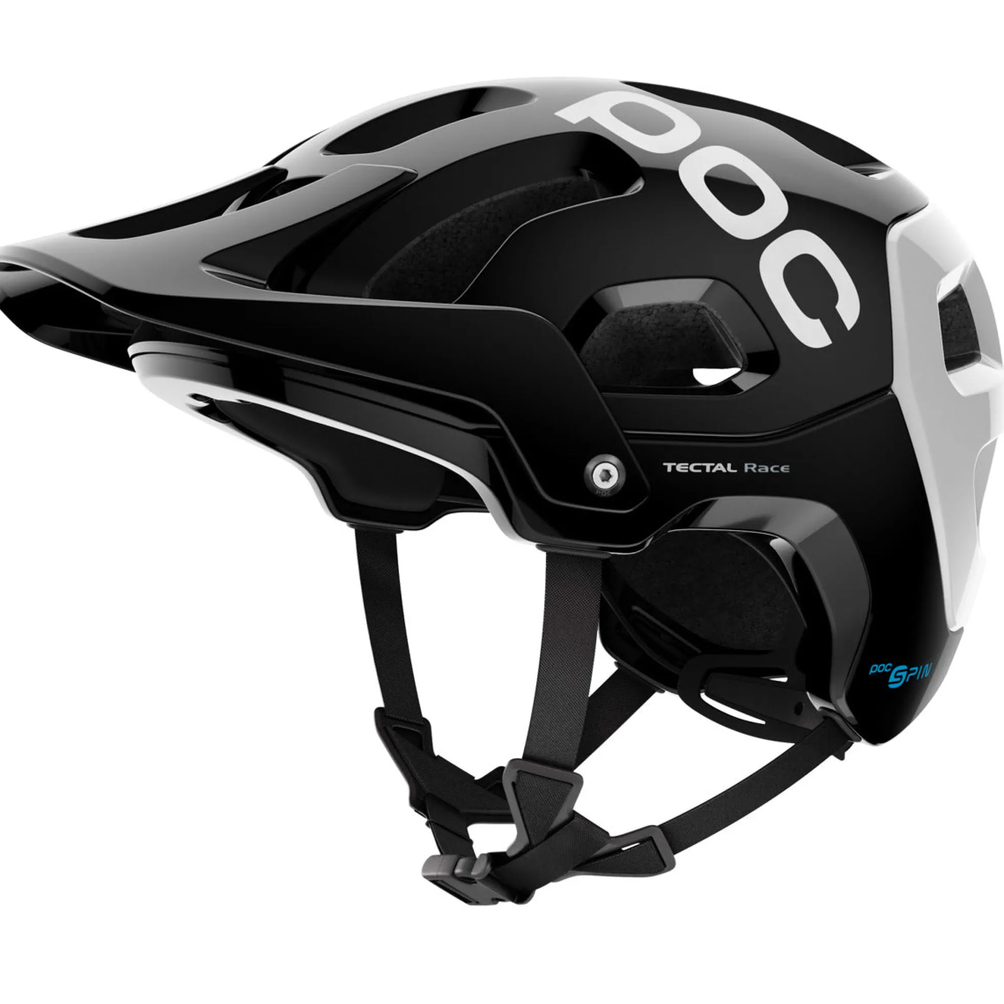Casco Poc Tectal Race Spin - Nero bianco