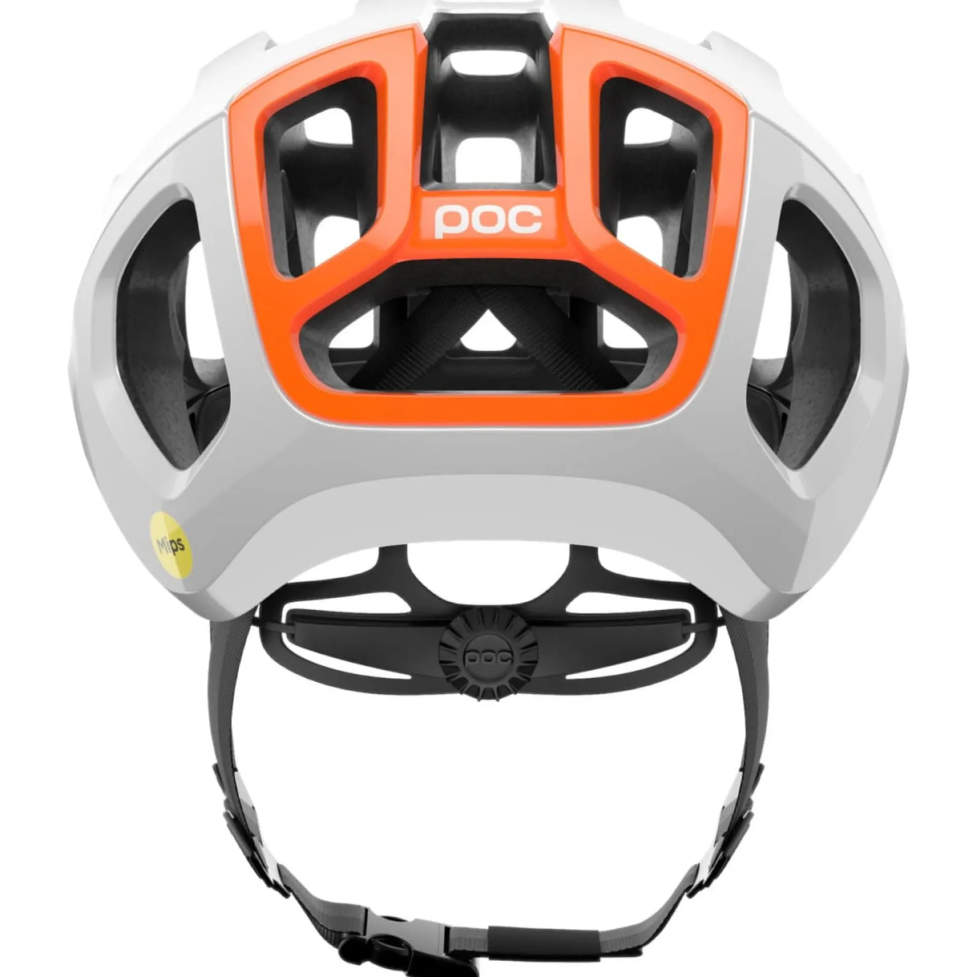 Casco Poc Ventral Air Mips - Bianco arancio