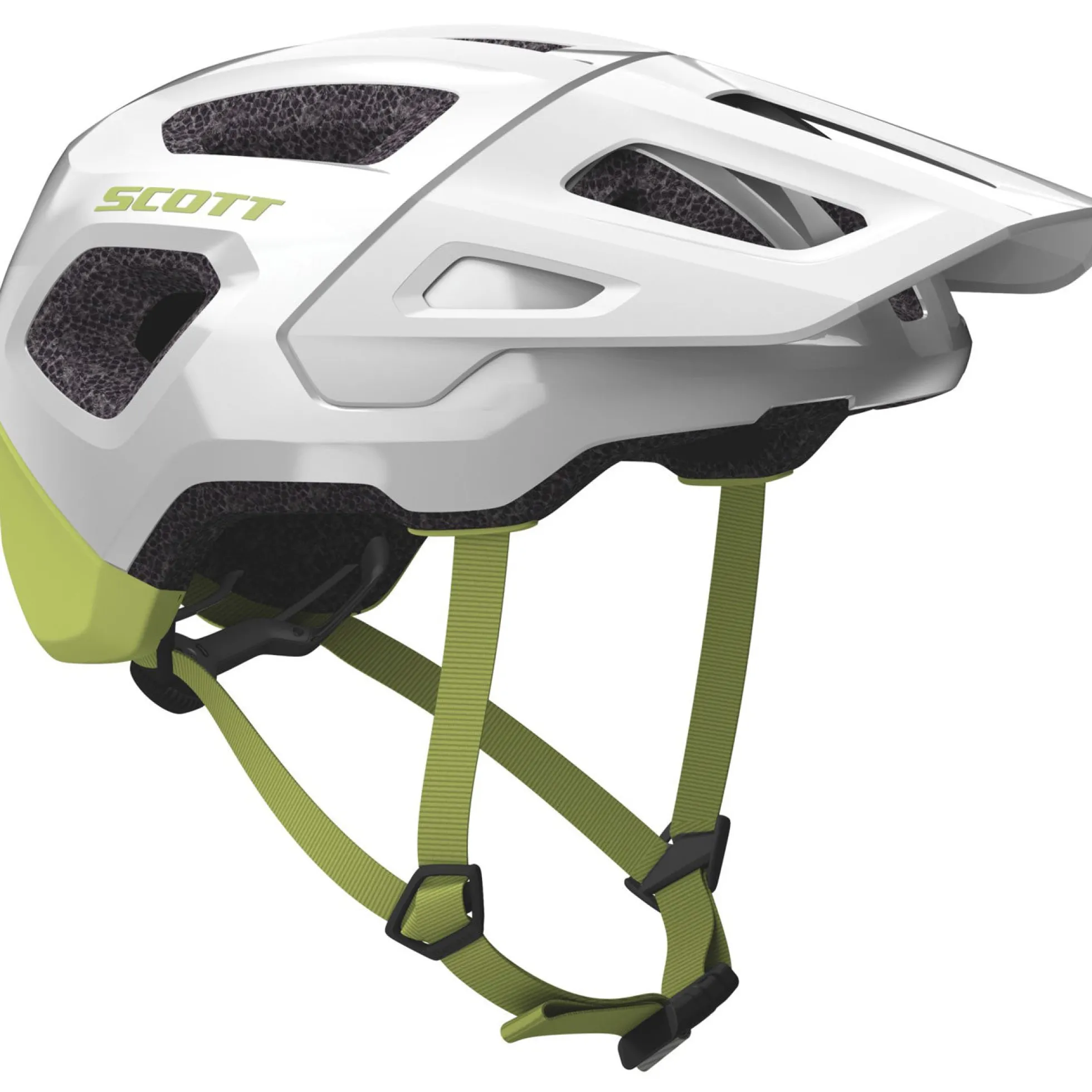 Casco Scott Argo Plus - Bianco giallo