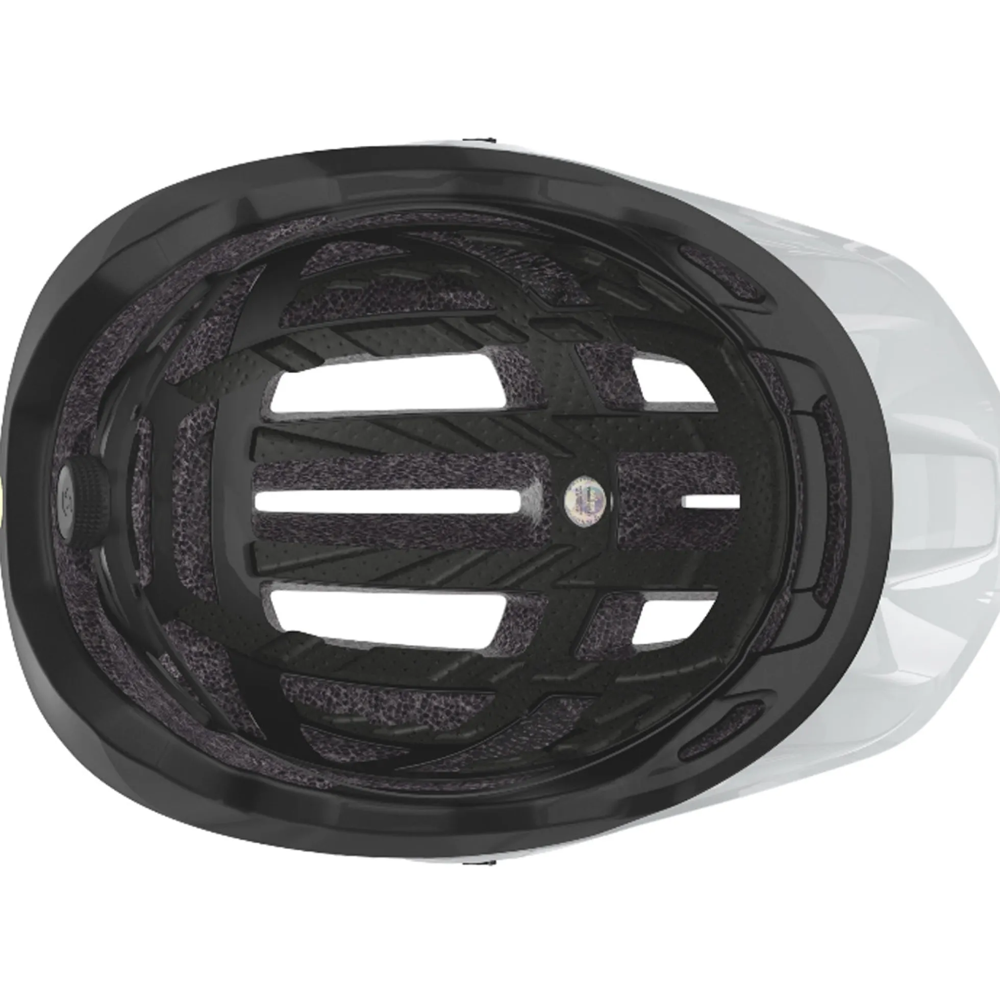 Casco Scott Stego Plus - Bianco nero