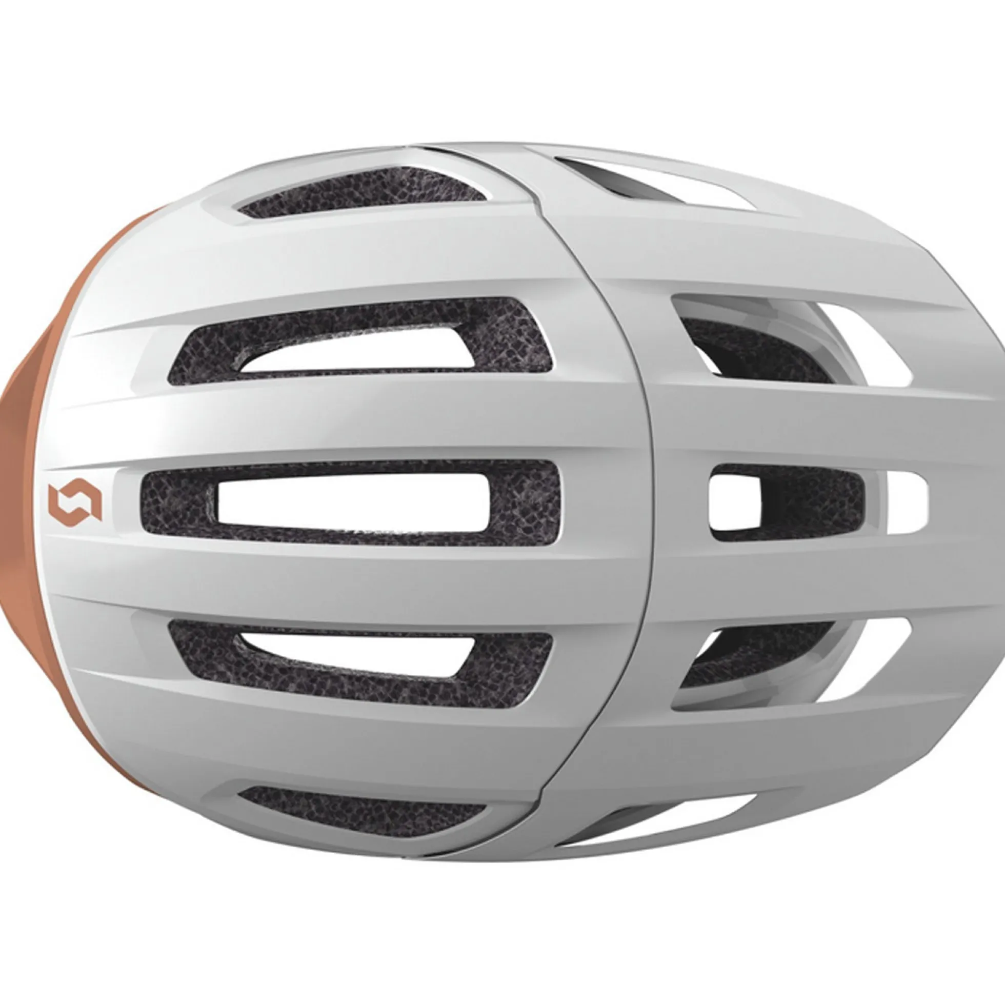 Casco Scott Tago Plus - Bianco marrone