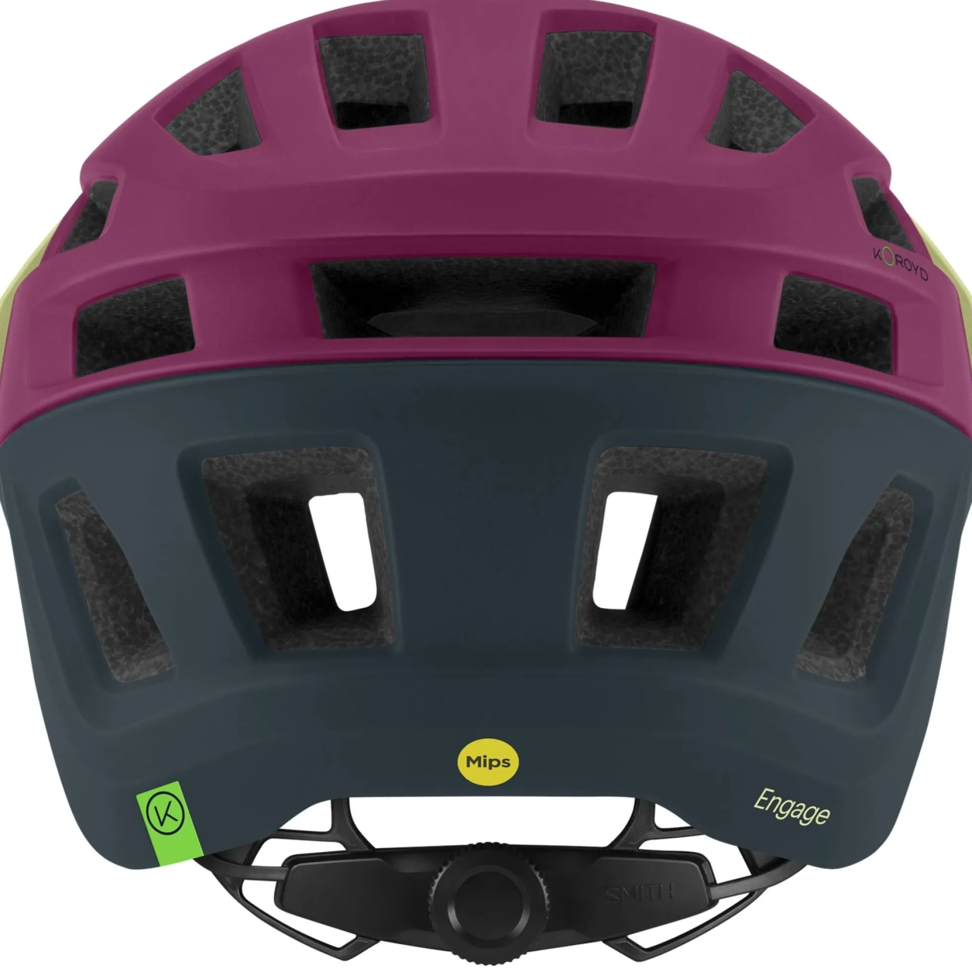Casco Smith Engage Mips - Viola giallo