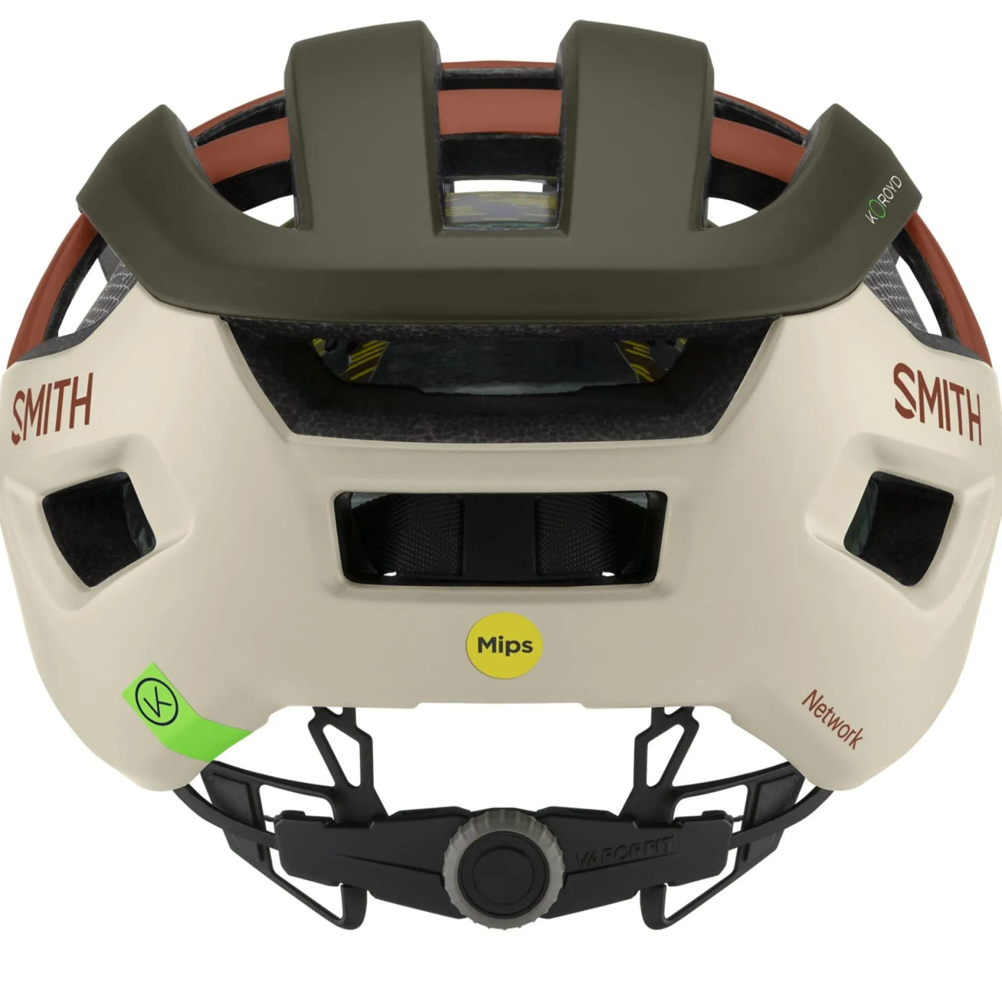 Casco Smith Network Mips - Verde scuro