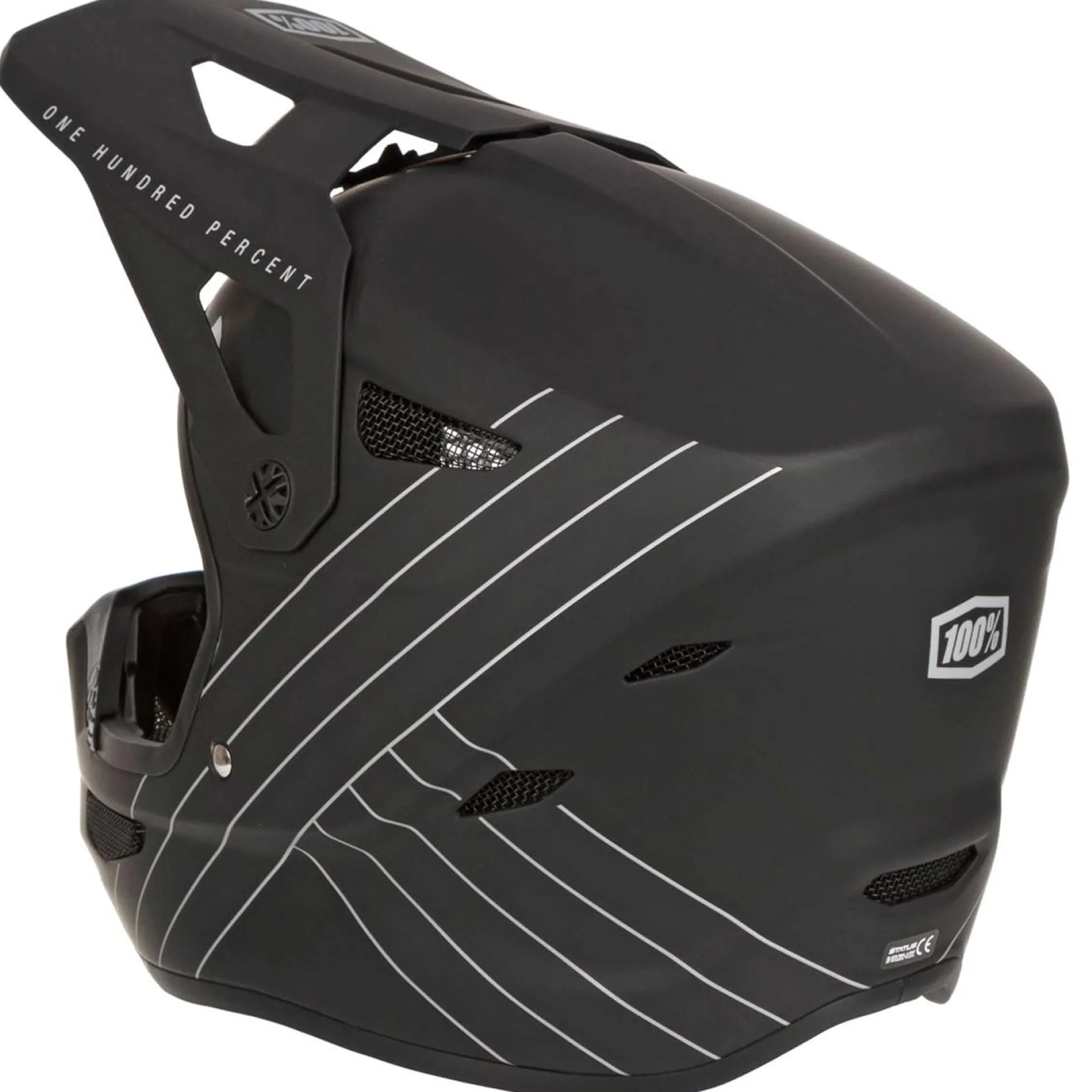 Casco 100% Status - Nero
