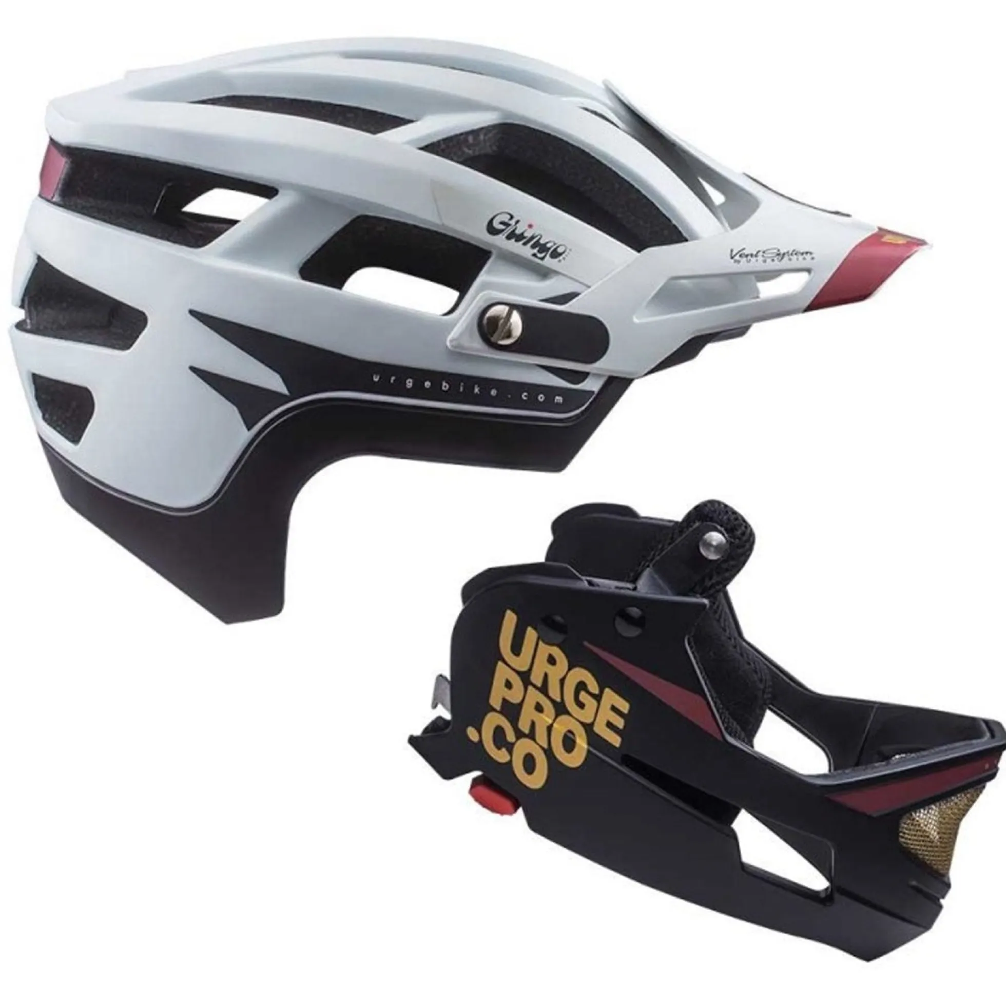 Casco Urge Gringo de la Sierra - Nero bianco