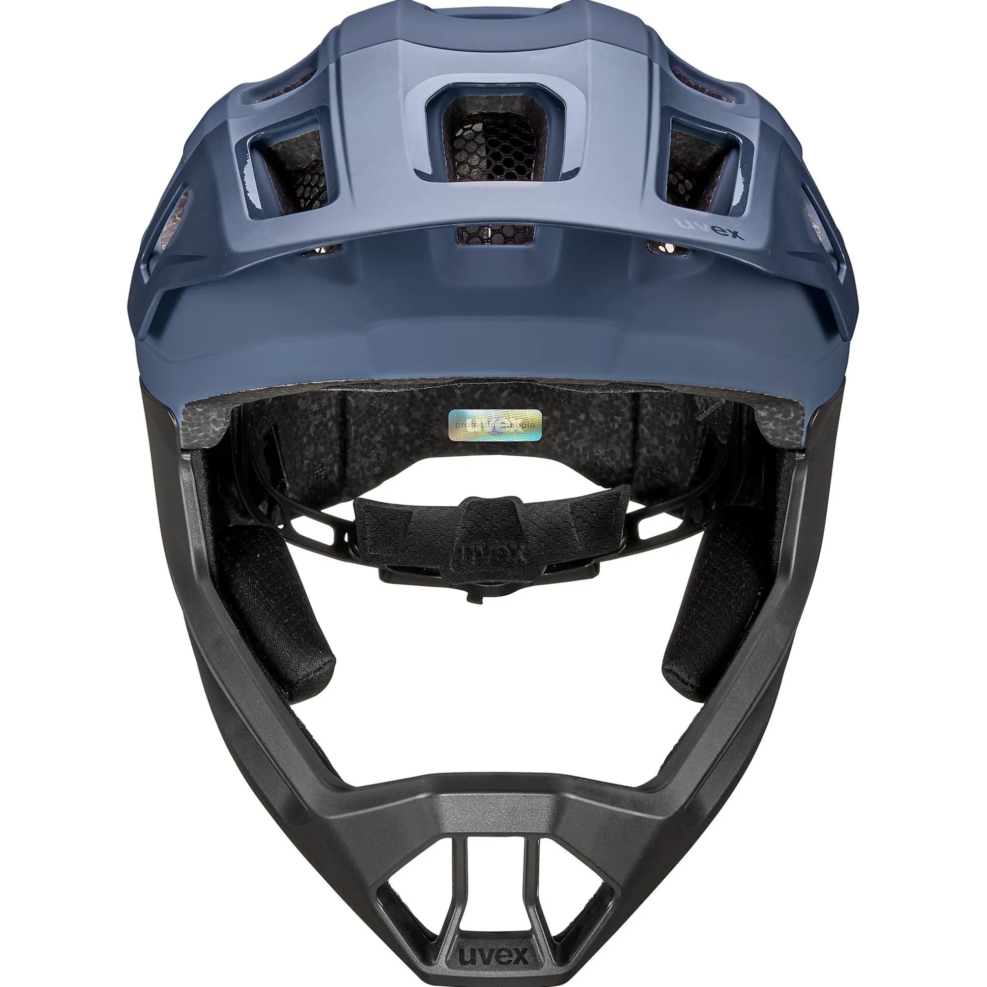 Casco Uvex React Junior Fullface - Blu